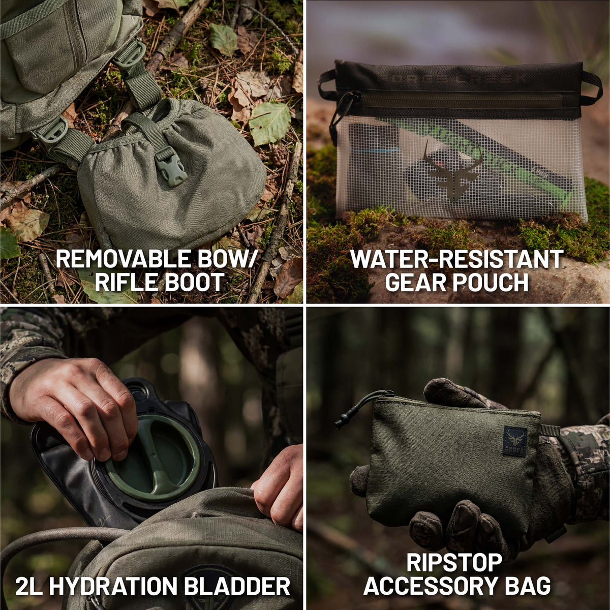 Forge Creek® Icon Pro Day Pack | 26L Premium Hunting Backpack