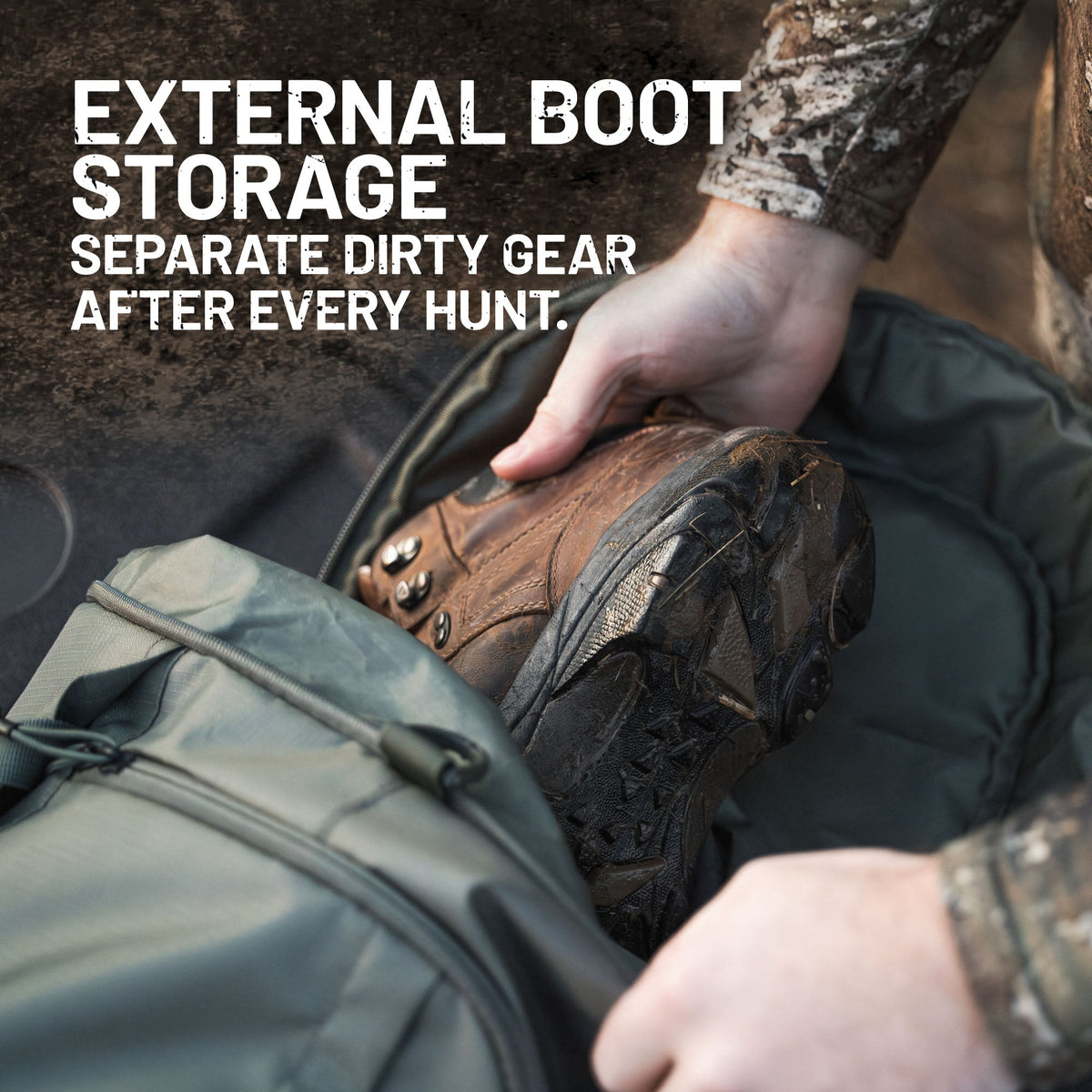 Forge Creek® Icon Pro Gear Bag | 48L Hunting & Outdoor Duffel Bag