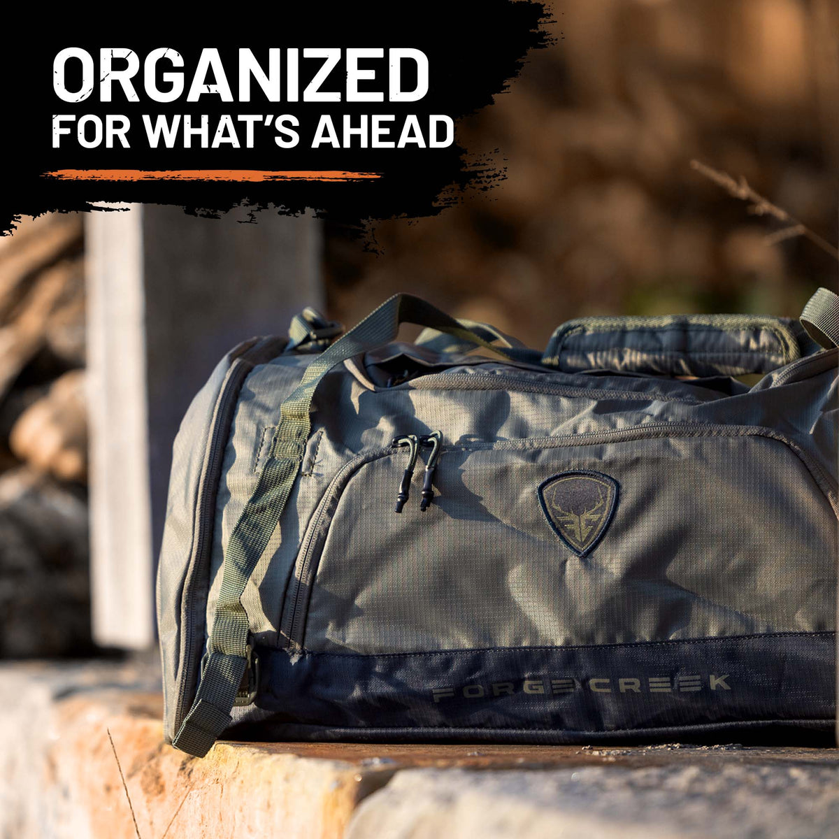 Forge Creek® Icon Pro Gear Bag | 48L Hunting & Outdoor Duffel Bag