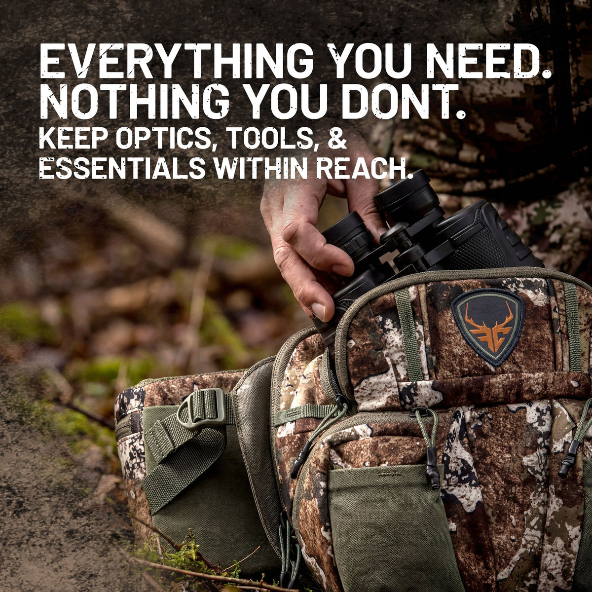 Forge Creek® Icon Pro Waist Pack | 5L Premium Hunting Lumbar Pack
