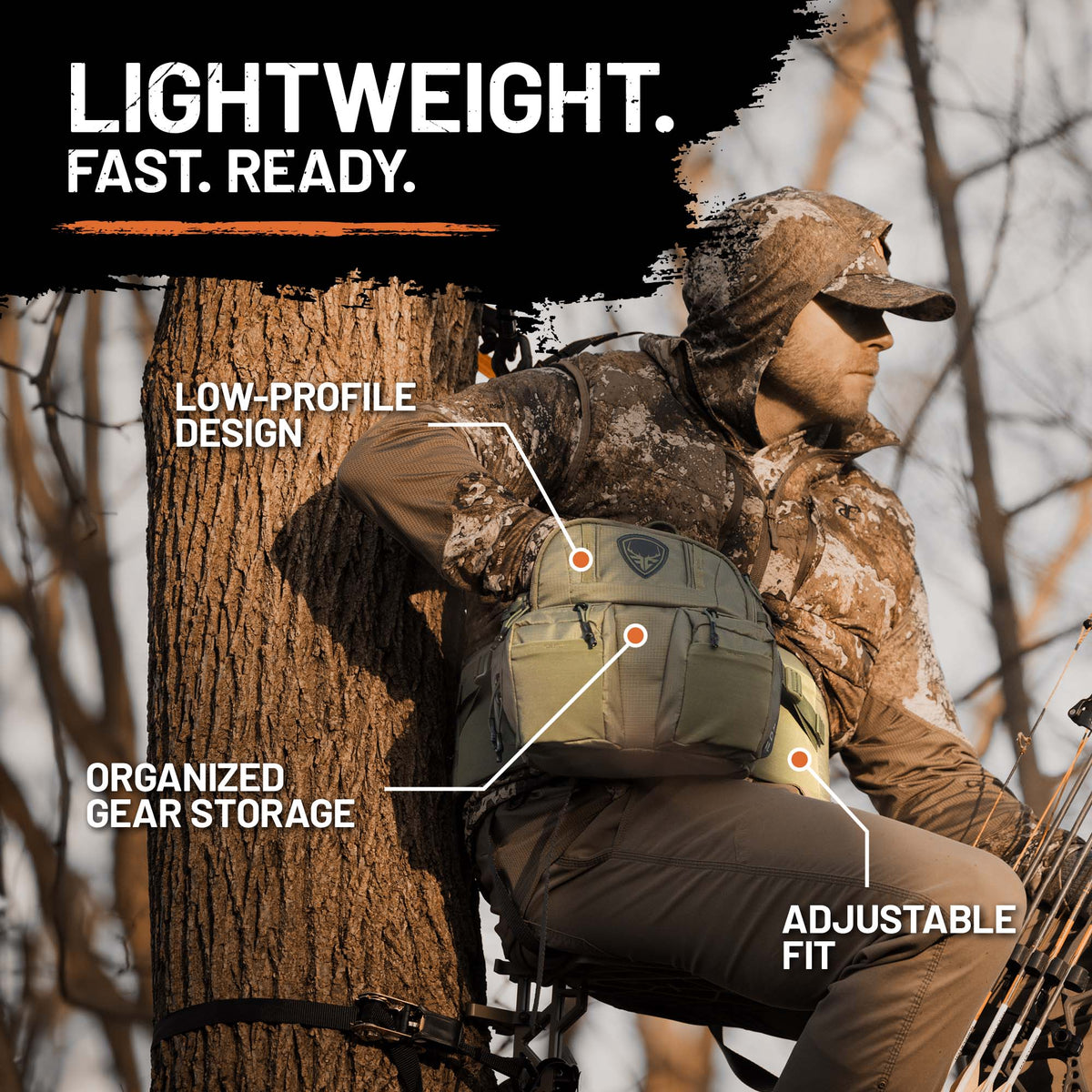 Forge Creek® Icon Pro Waist Pack | 5L Premium Hunting Lumbar Pack