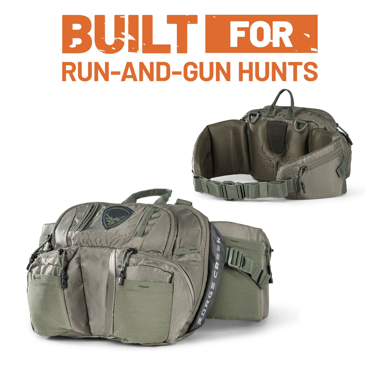 Forge Creek® Icon Pro Waist Pack | 5L Premium Hunting Lumbar Pack