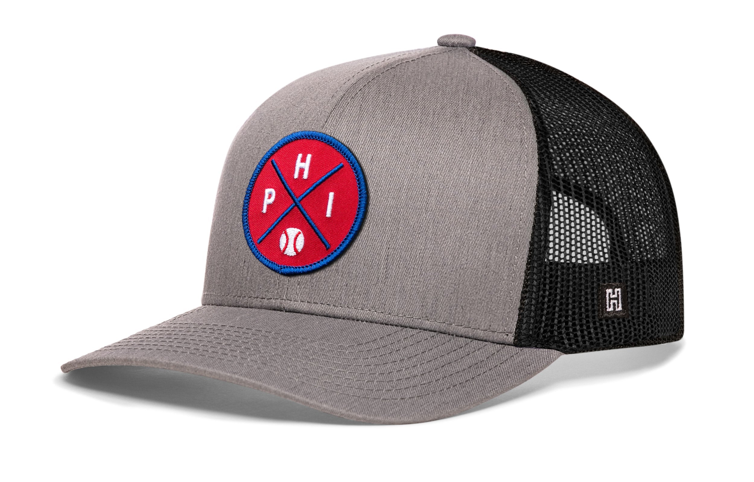 Philadelphia Trucker Hat  |  PHI X Baseball Snapback