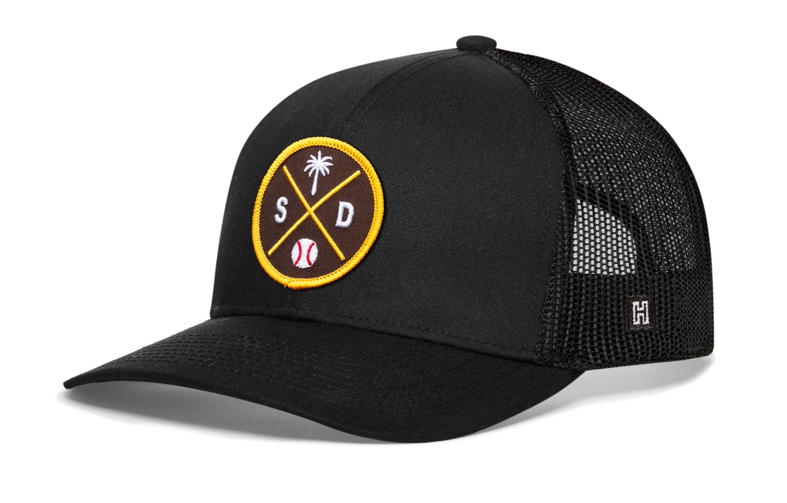 San Diego Trucker Hat  |  SD X Baseball Snapback