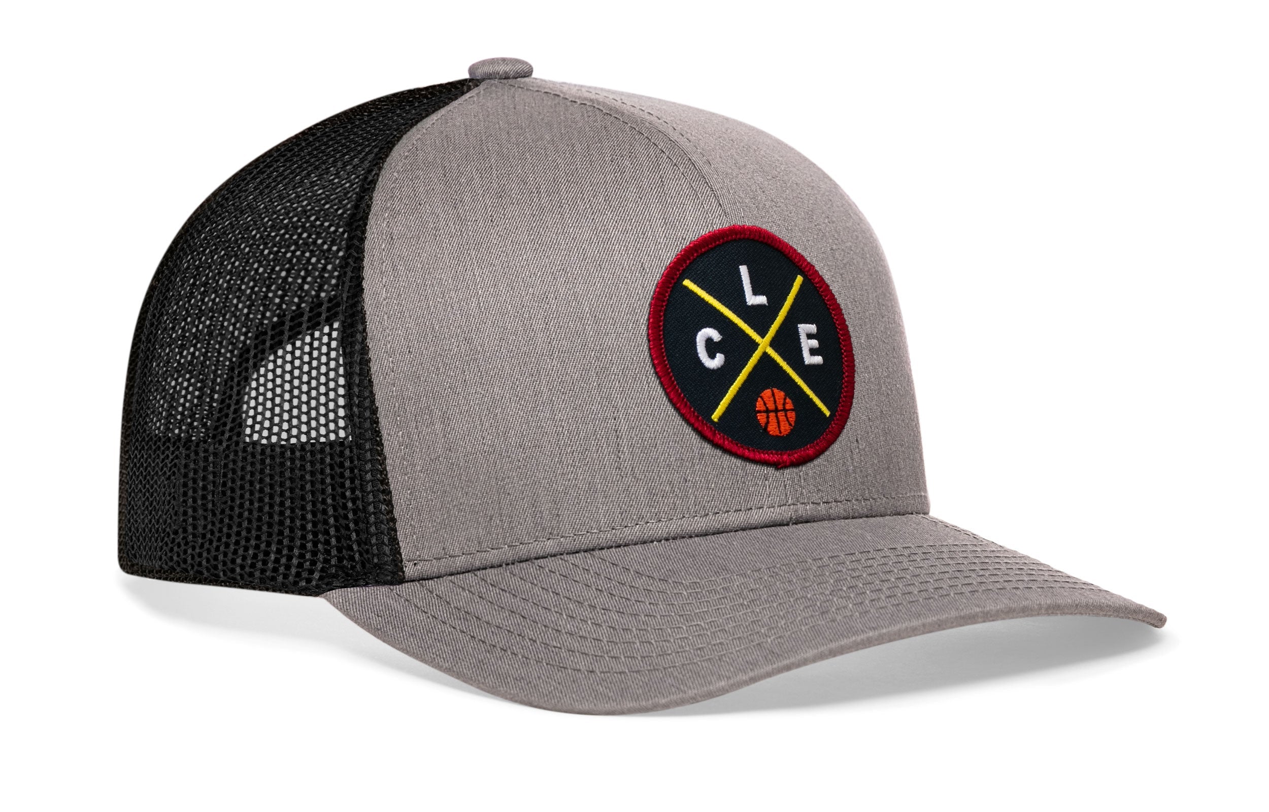 Cleveland Trucker Hat  |  CLE X Basketball Snapback