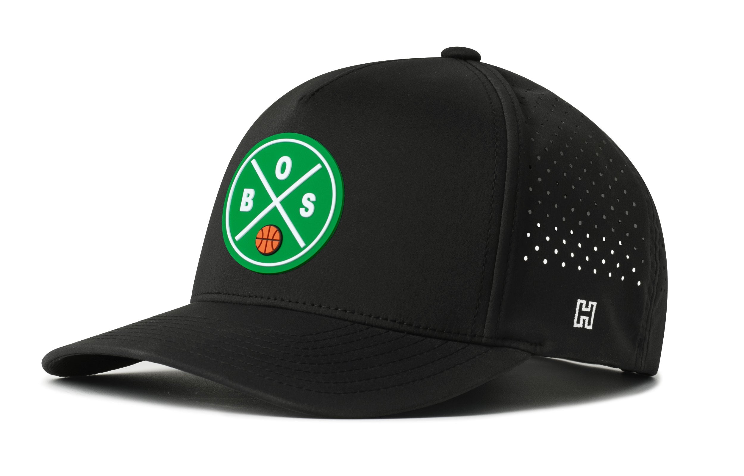 Boston Basketball Performance 5-Panel Hat  |  BOS X Flexfit® Snapback