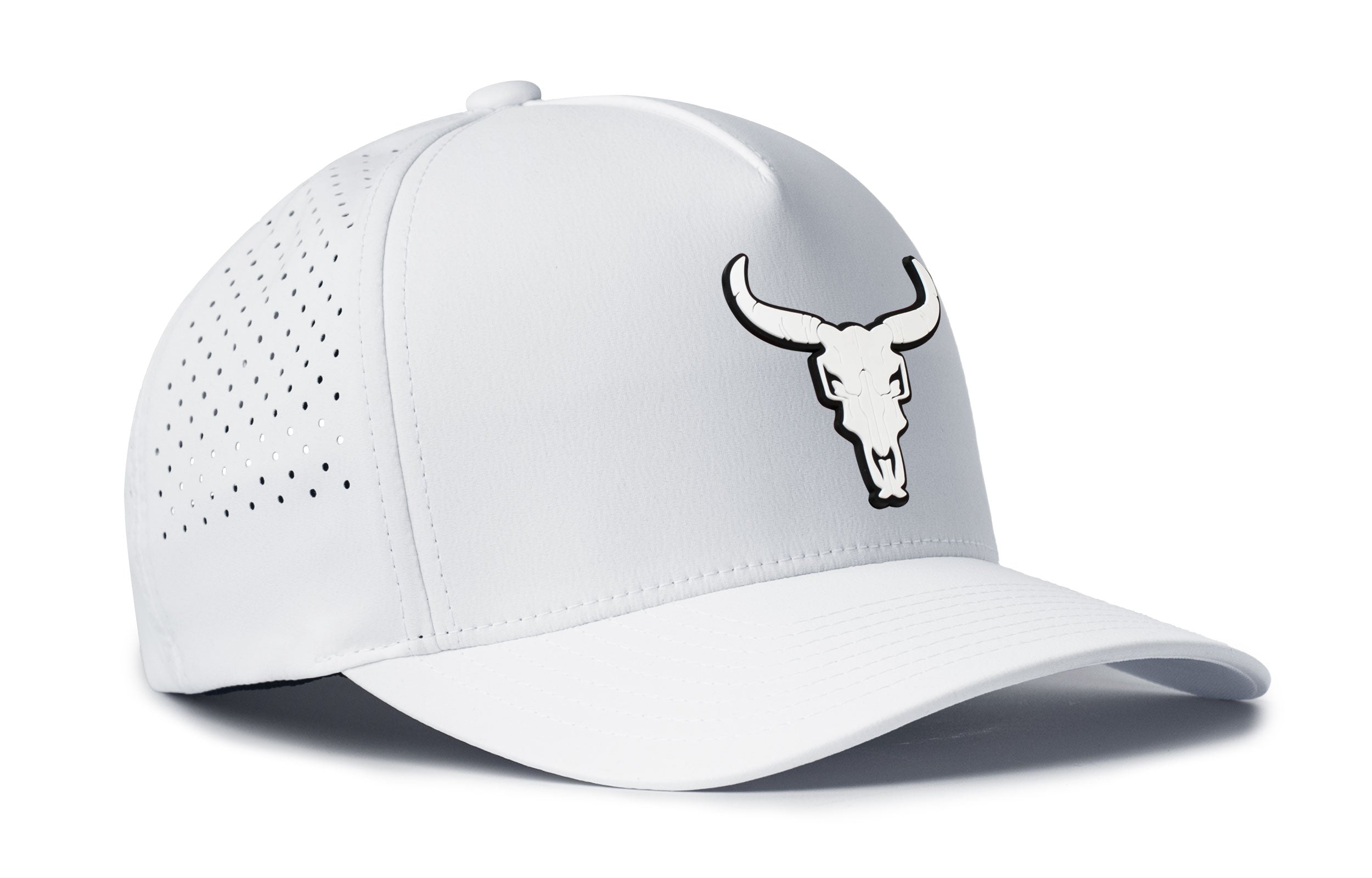Bull Skull Performance 5-Panel Hat  |  Steer Flexfit Snapback