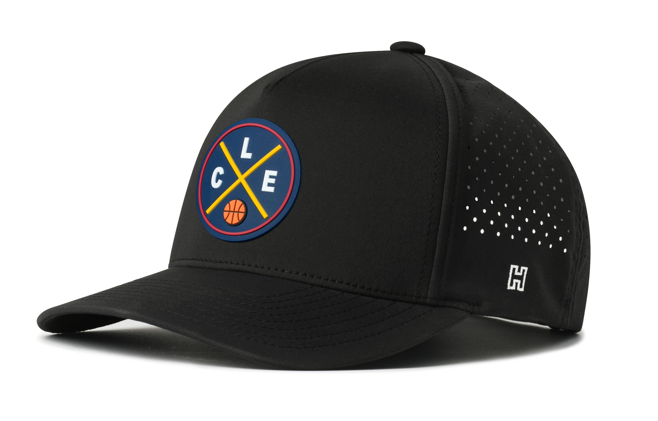 Cleveland Basketball Performance 5-Panel Hat  |  CLE X Flexfit® Snapback