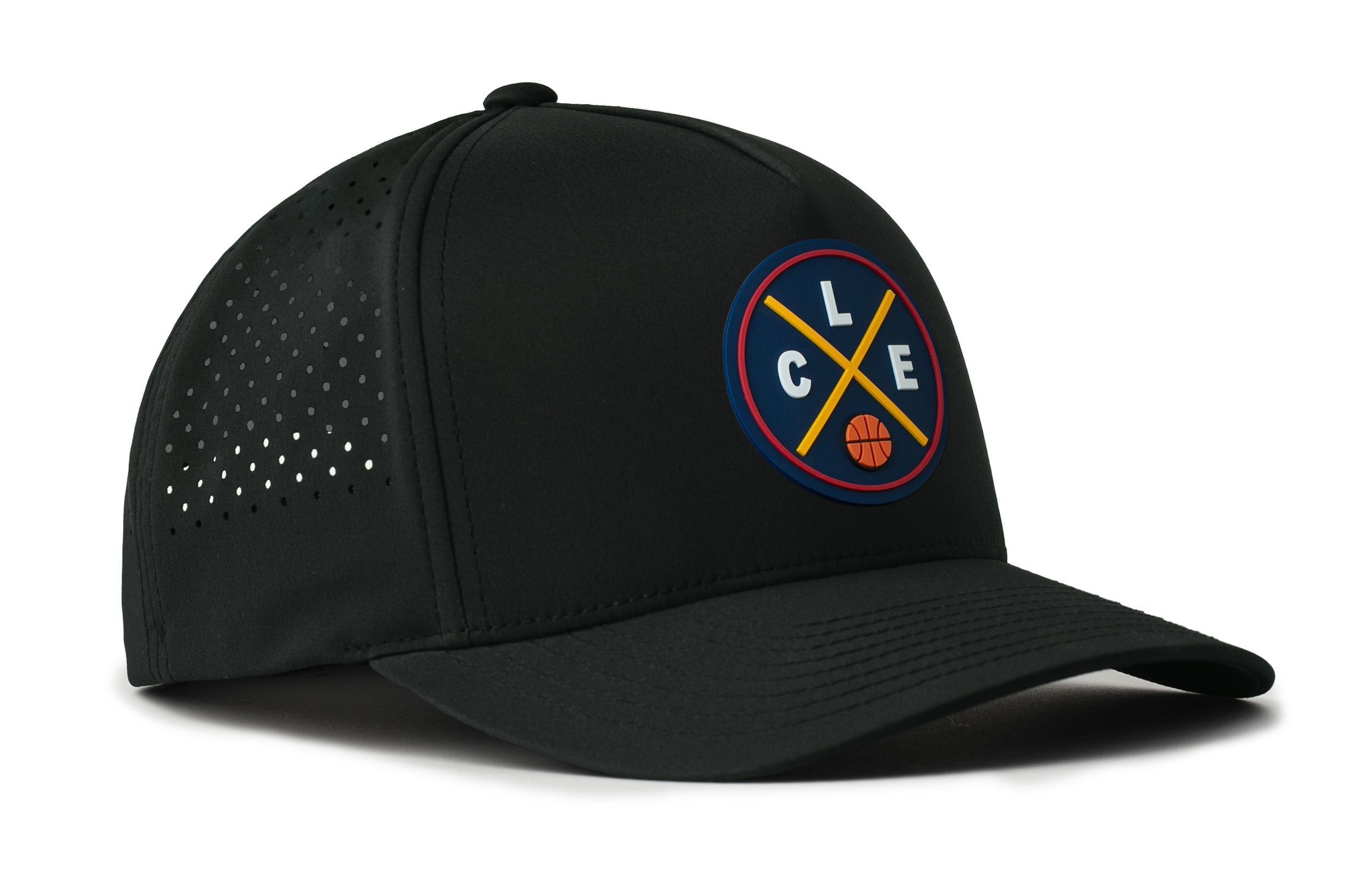 Cleveland Basketball Performance 5-Panel Hat  |  CLE X Flexfit® Snapback