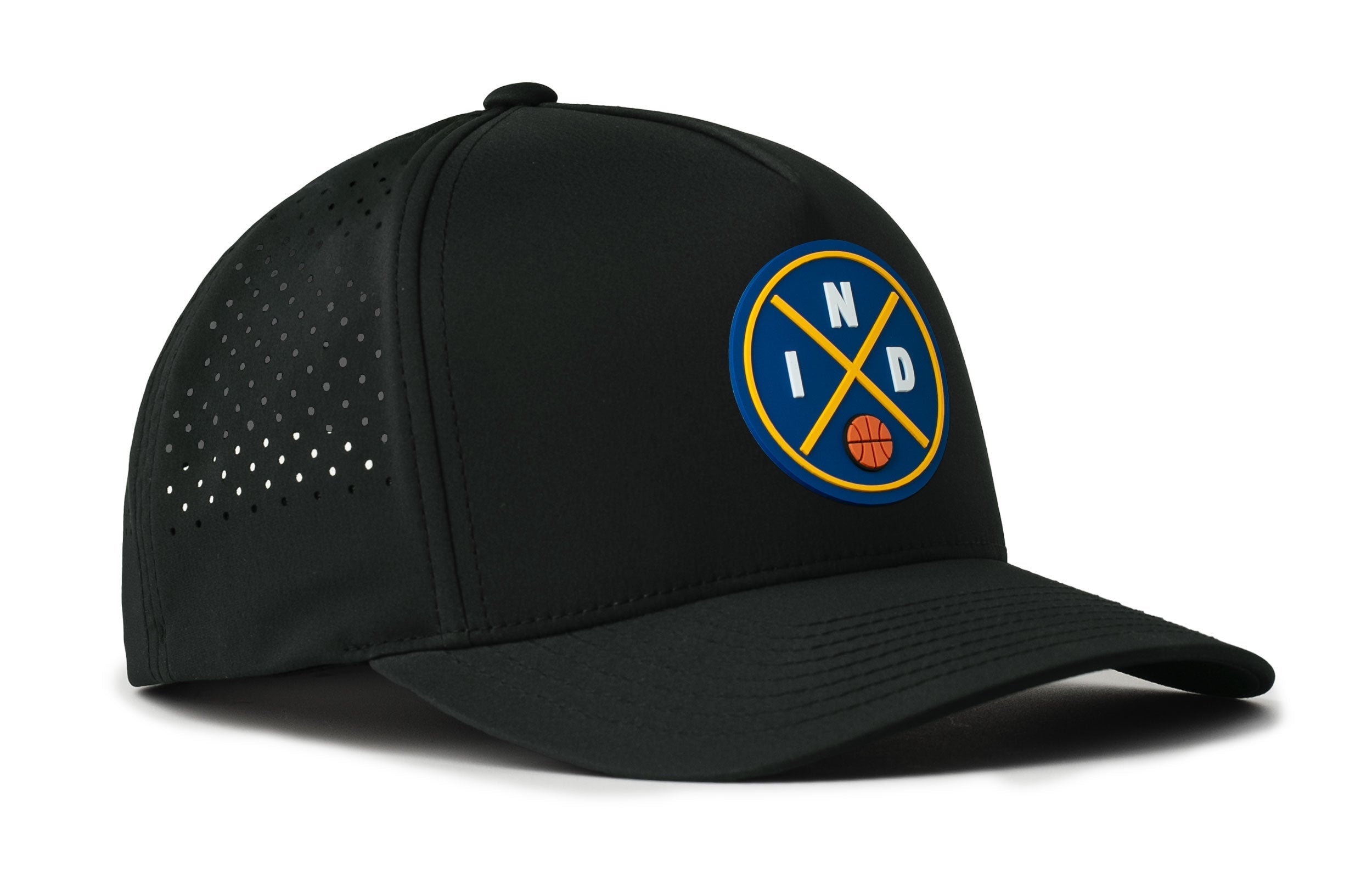 Indianapolis Basketball Performance 5-Panel Hat  |  IND X Flexfit® Snapback