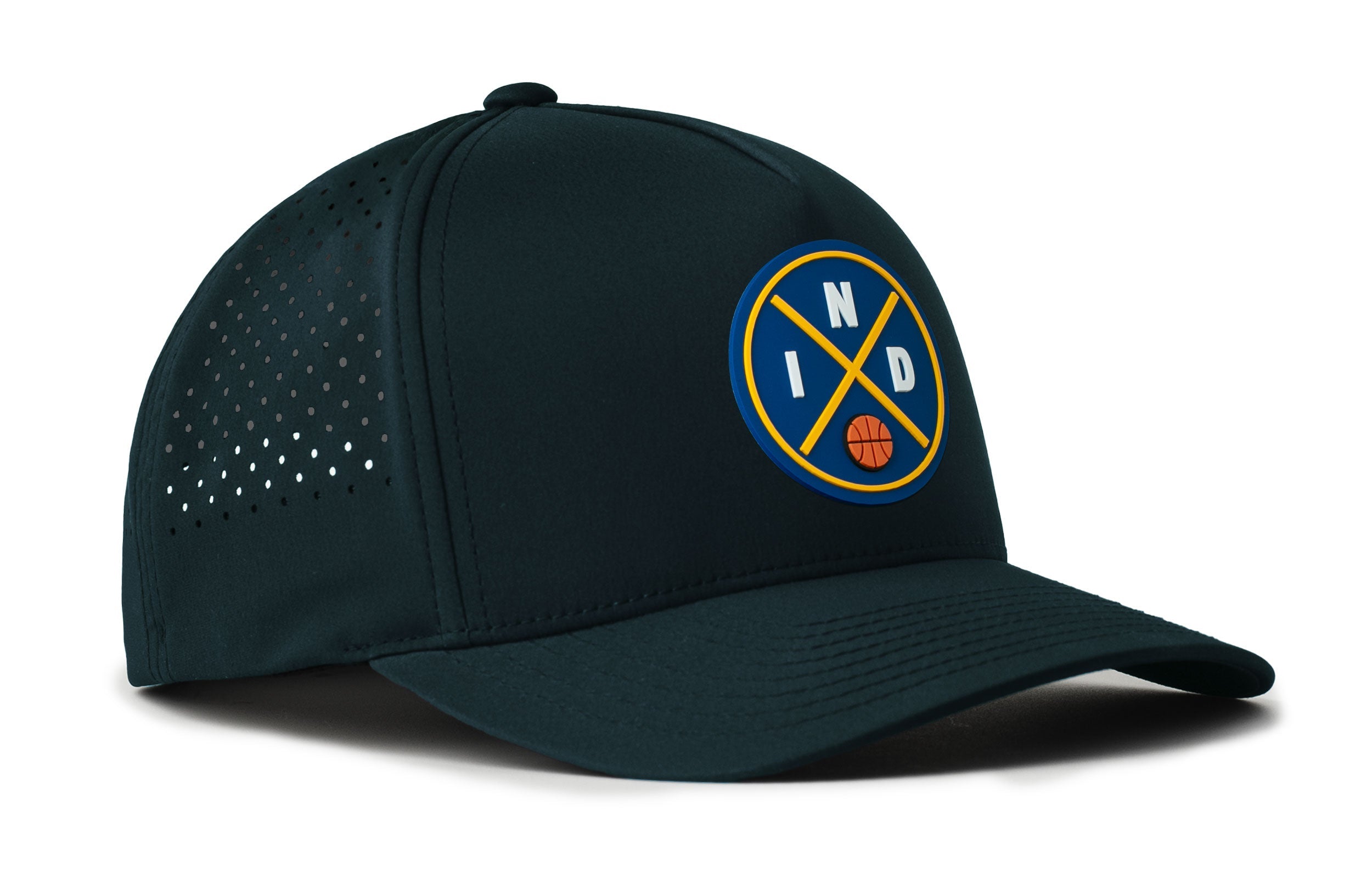 Indianapolis Basketball Performance 5-Panel Hat  |  IND X Flexfit® Snapback