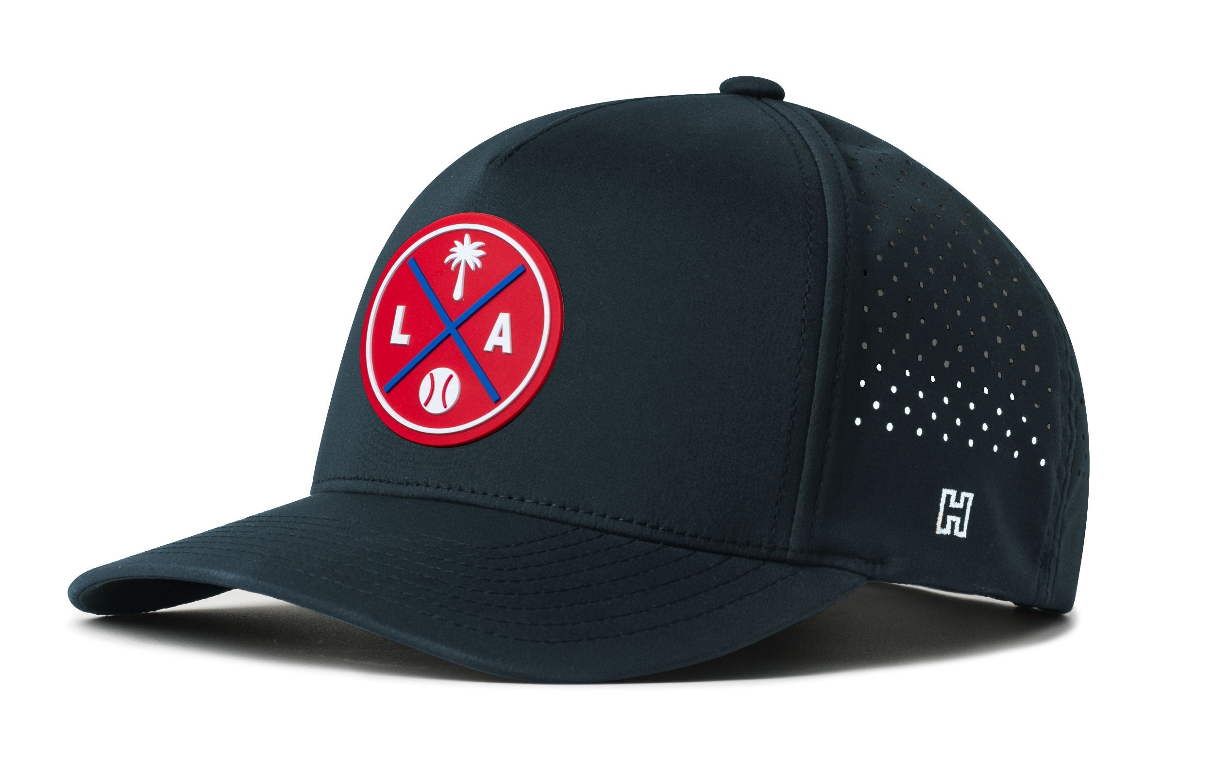 Los Angeles Baseball Performance 5-Panel Hat  |  Red LA X Flexfit® Snapback