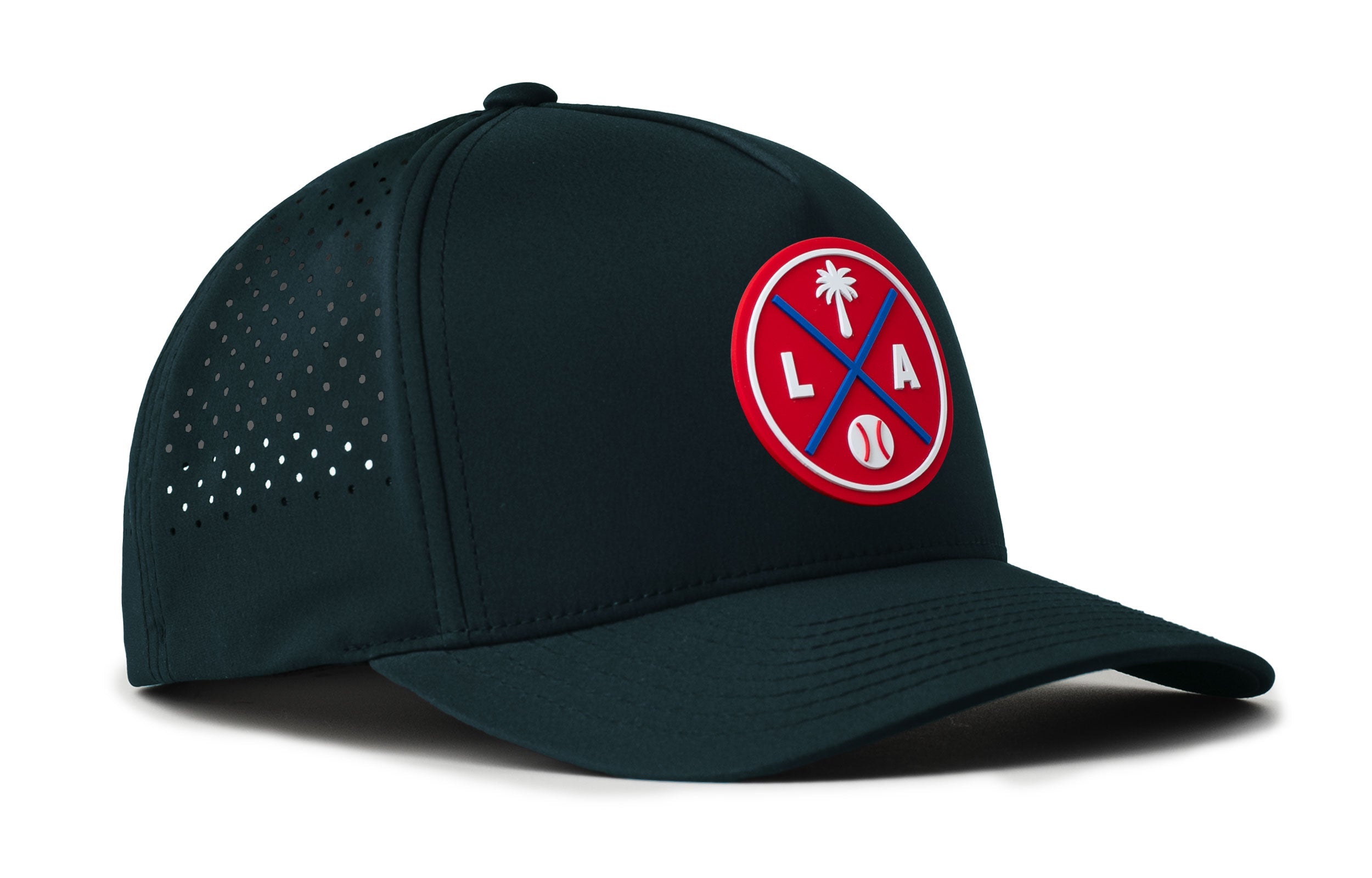 Los Angeles Baseball Performance 5-Panel Hat  |  Red LA X Flexfit® Snapback
