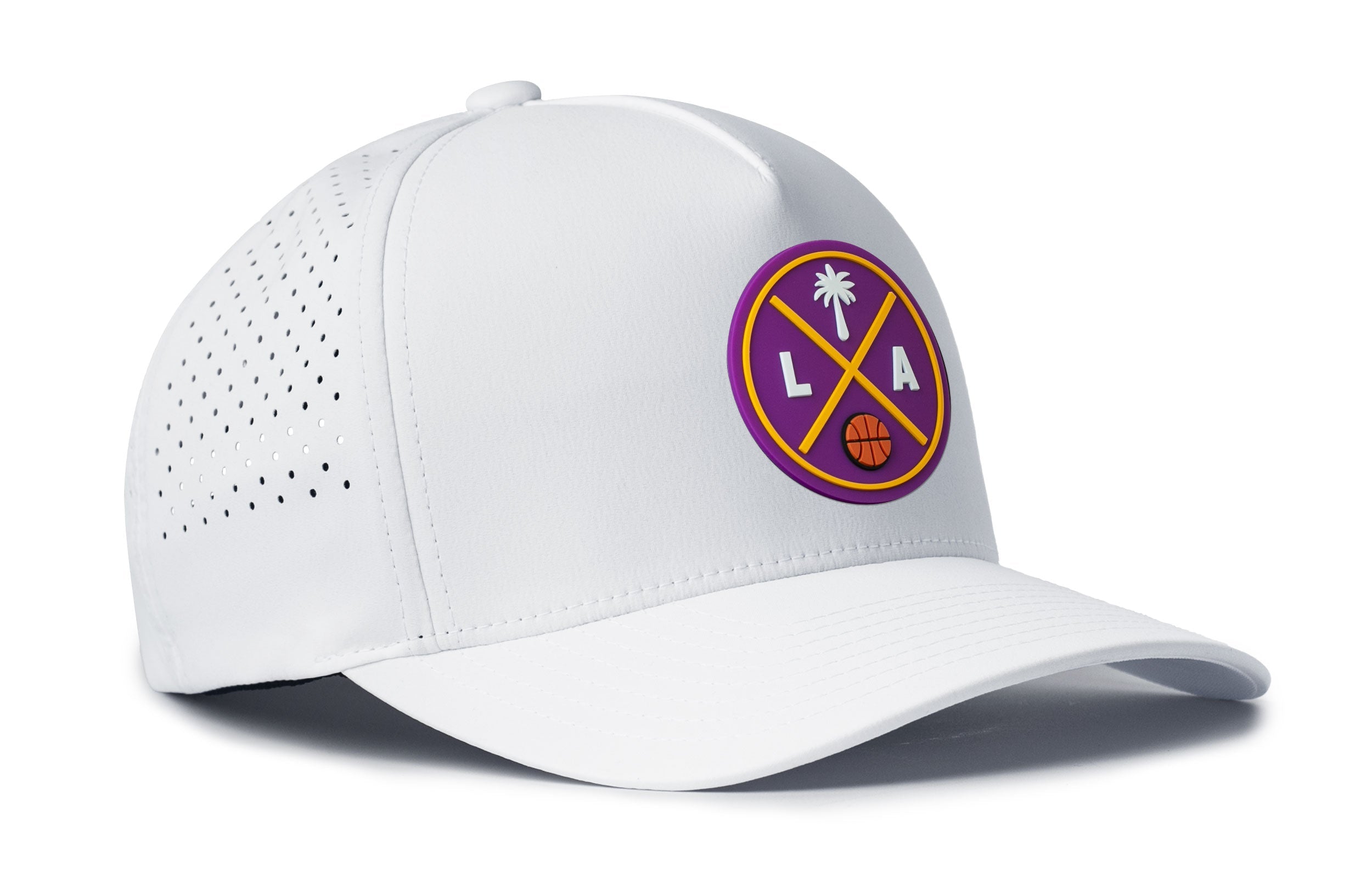 Los Angeles Basketball Performance 5-Panel Hat  |  LA X Flexfit® Snapback