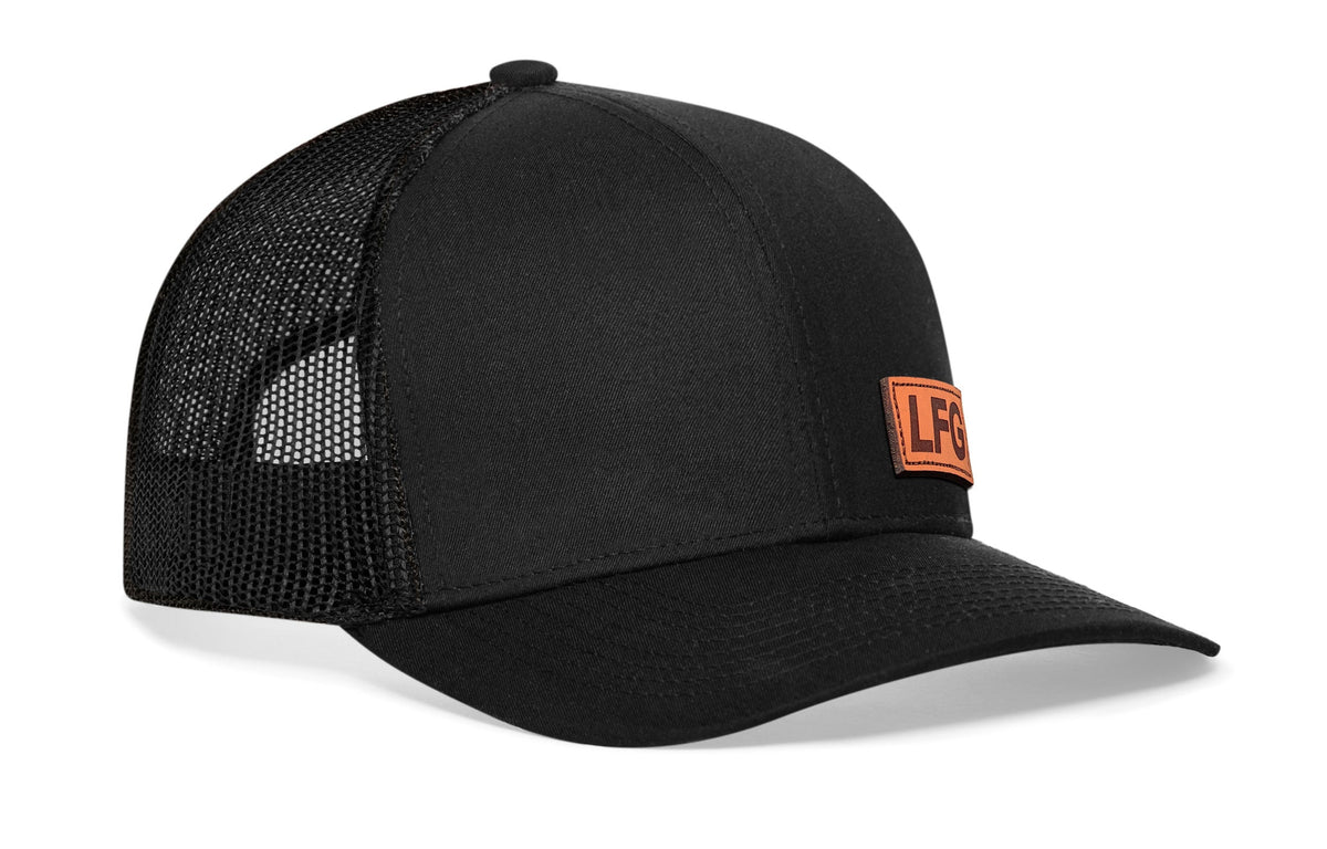 LFG Trucker Hat  |  Black Lets Go Snapback