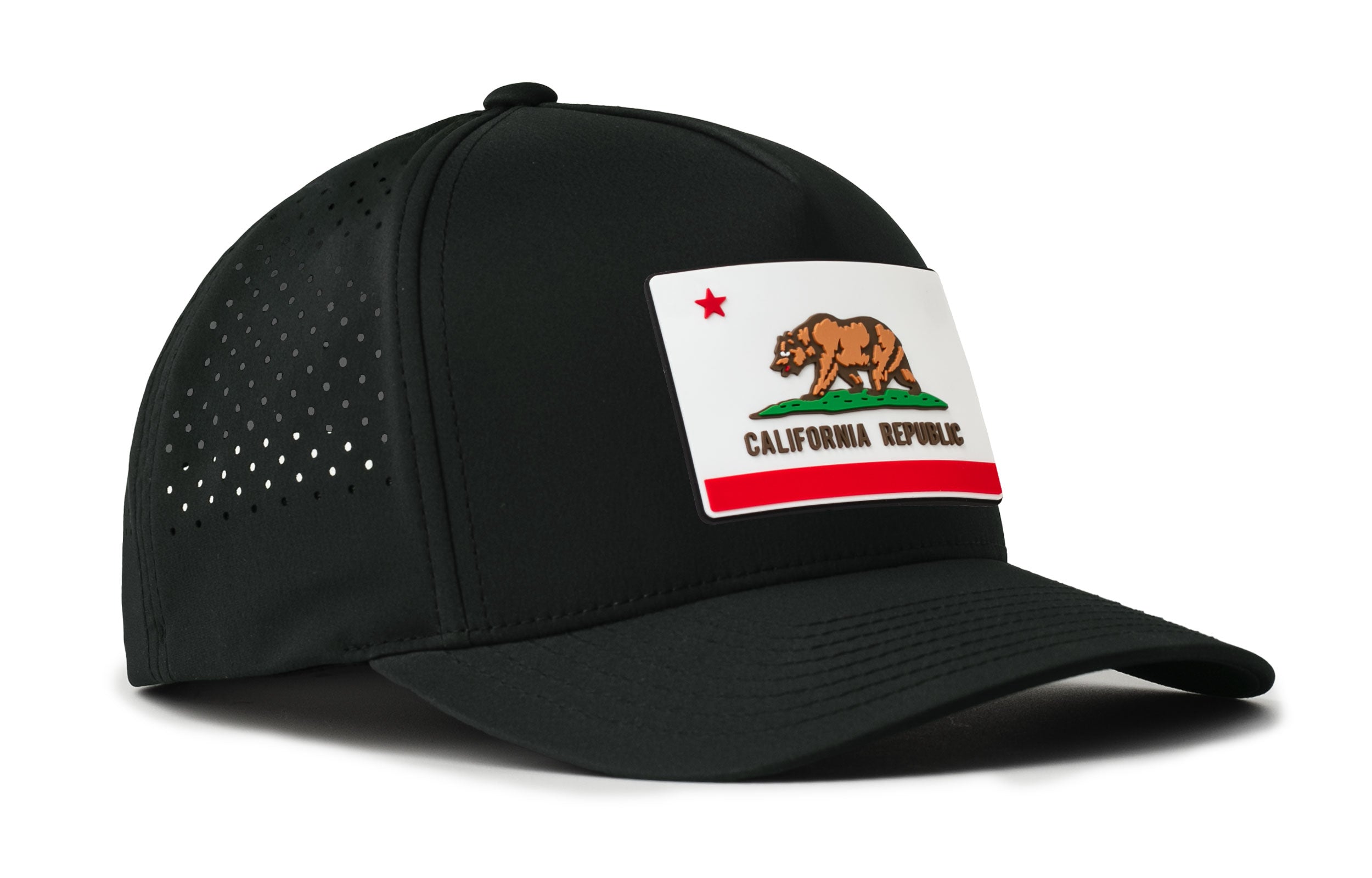 California Flag Performance 5-Panel Hat  |  CA Flexfit® Snapback