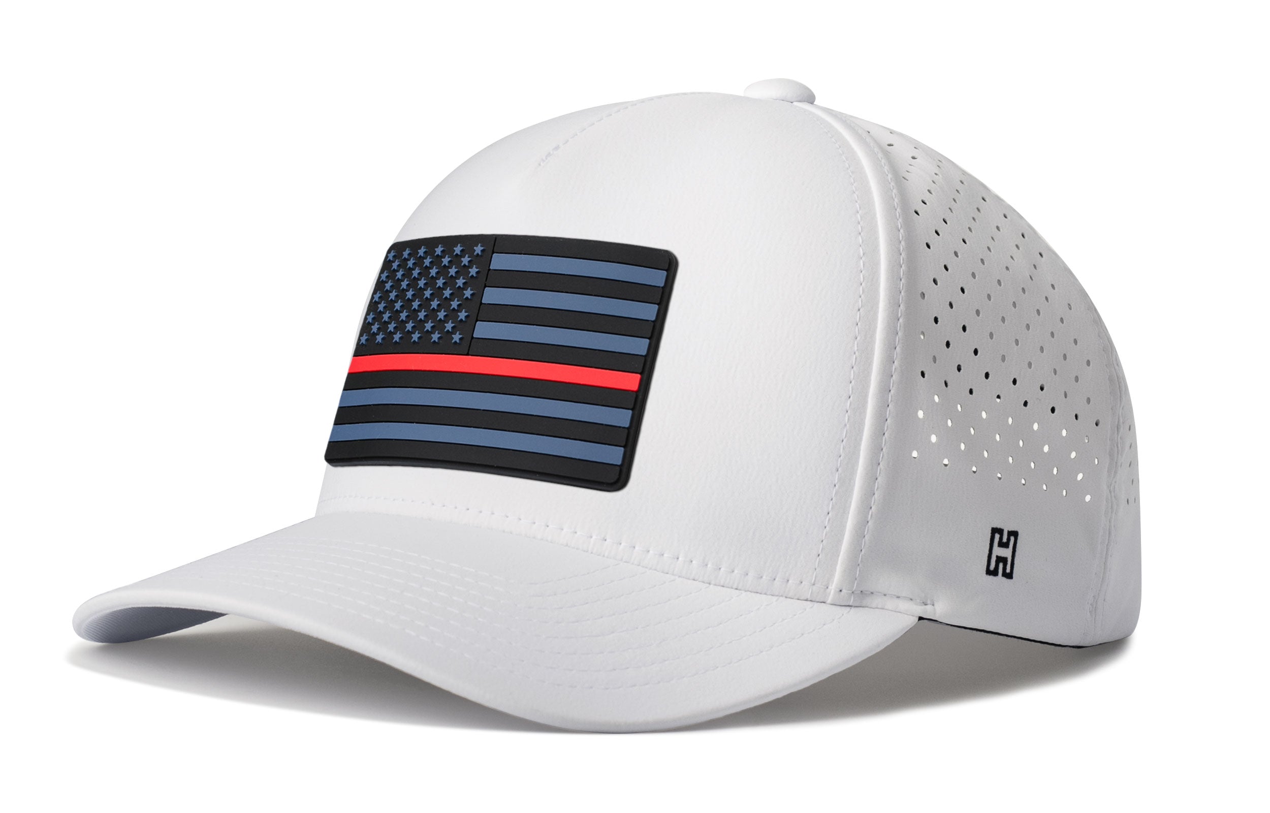 Haka Hat Thin Red Line Tactical Performance 5-Panel Hat  |  Firefighter Flexfit® Snapback