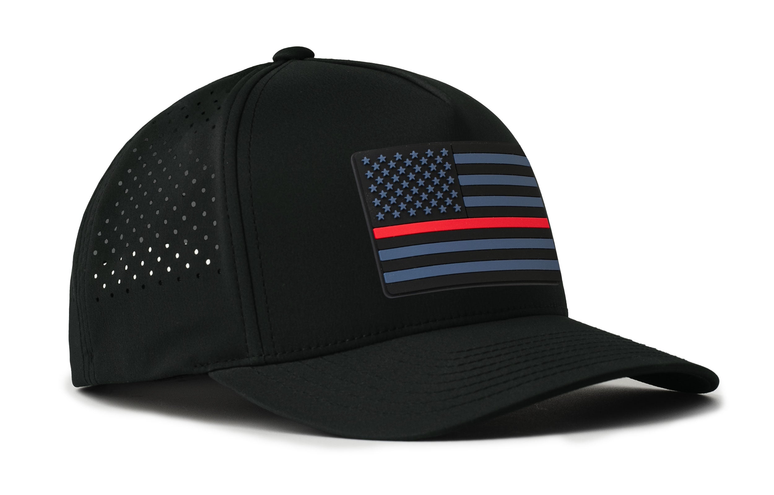 Haka Hat Thin Red Line Tactical Performance 5-Panel Hat  |  Firefighter Flexfit® Snapback