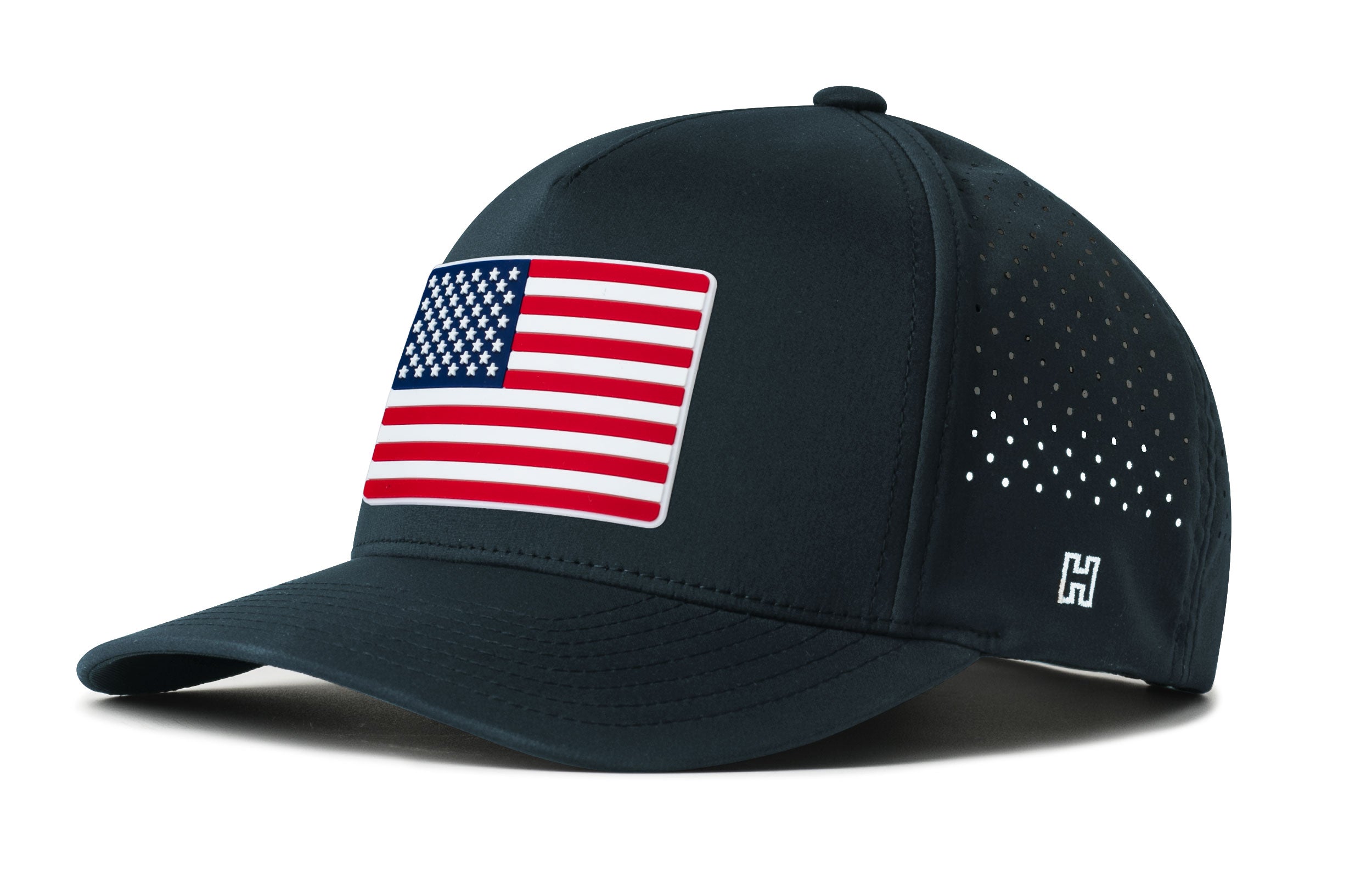 Haka Hat USA Performance 5-Panel Hat  |  American Flag Flexfit® Snapback