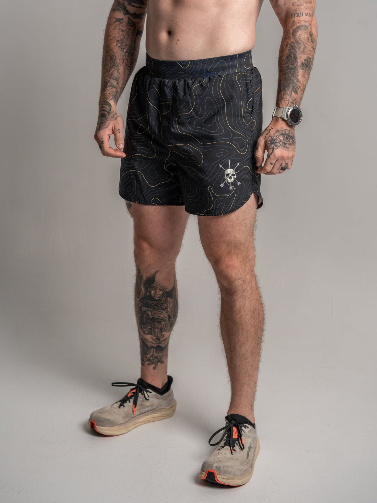 Alpha Country MEN'S | HYBRID SHORT : MIDNIGHT TOPO