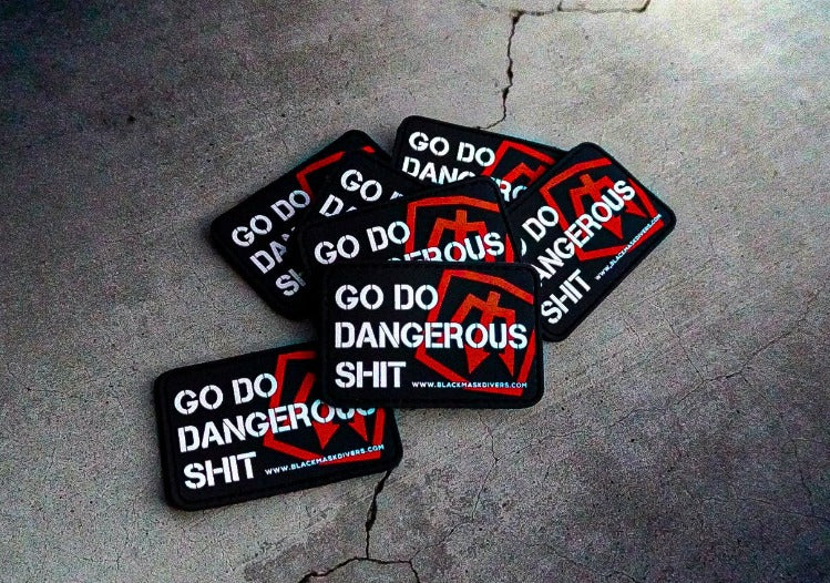 Black Mask Divers The GDDS PVC Patch