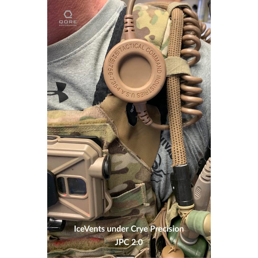 ICEVENTS® Plate Carrier Shoulder Pads - Aero [Minimalist/Lighter Loads] (PowerMesh backing)