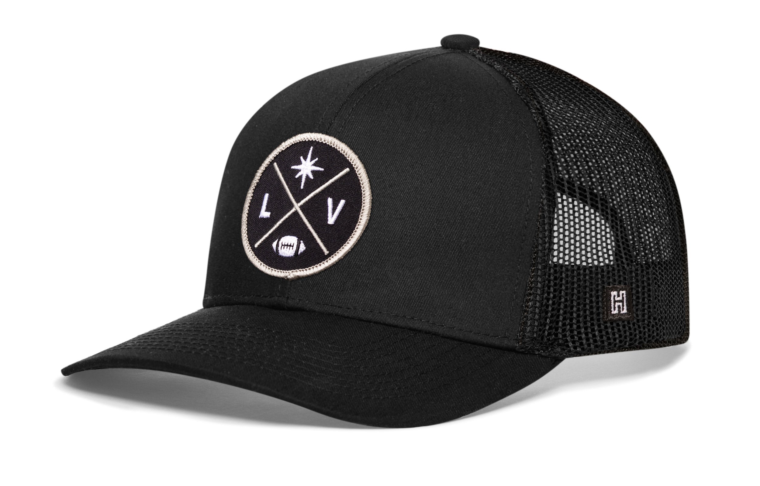 Las Vegas Football Trucker Hat  |  LV X Snapback