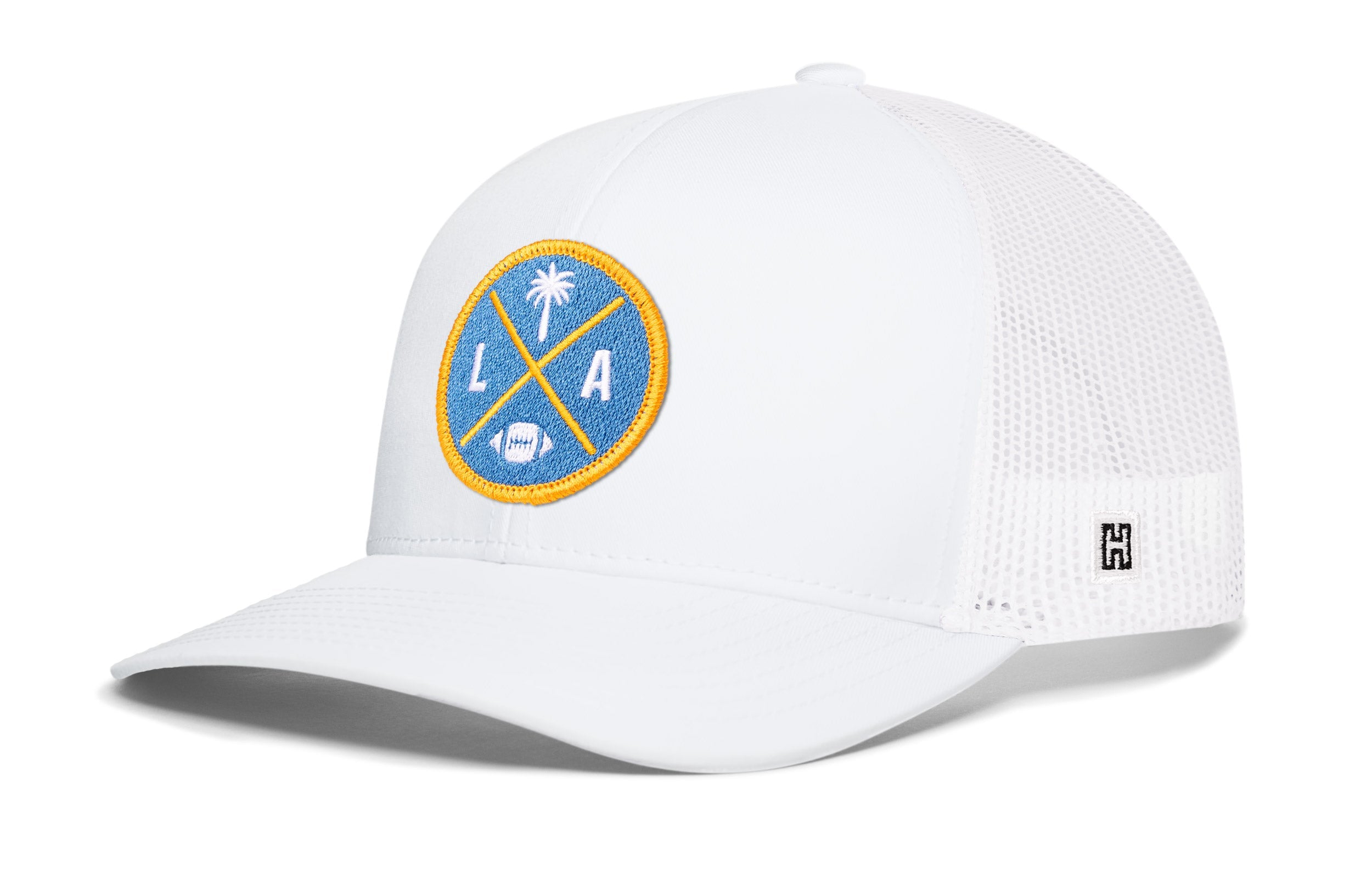 Los Angeles Football Trucker Hat  |  Light Blue LA X Snapback