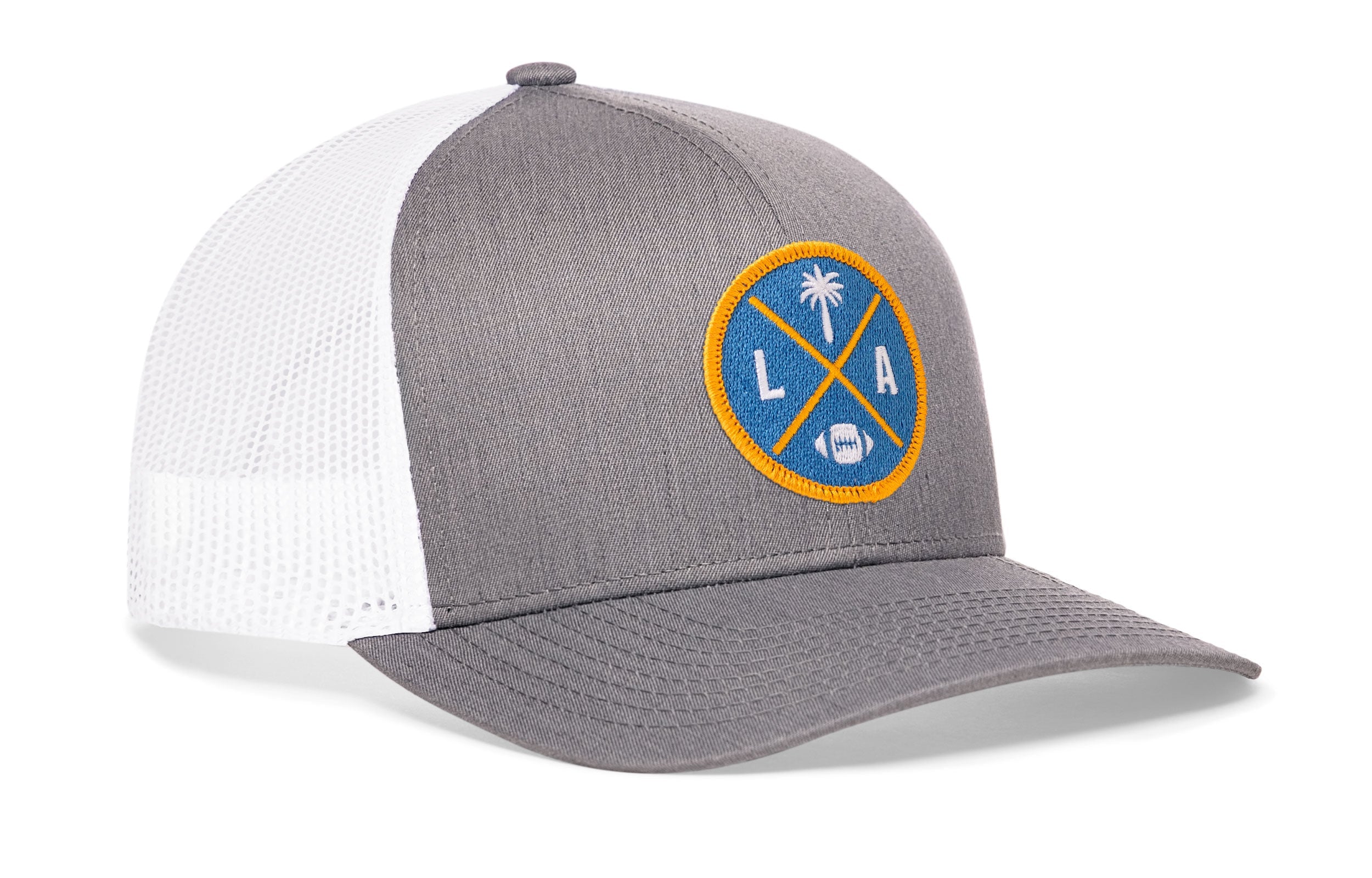 Los Angeles Football Trucker Hat  |  Light Blue LA X Snapback