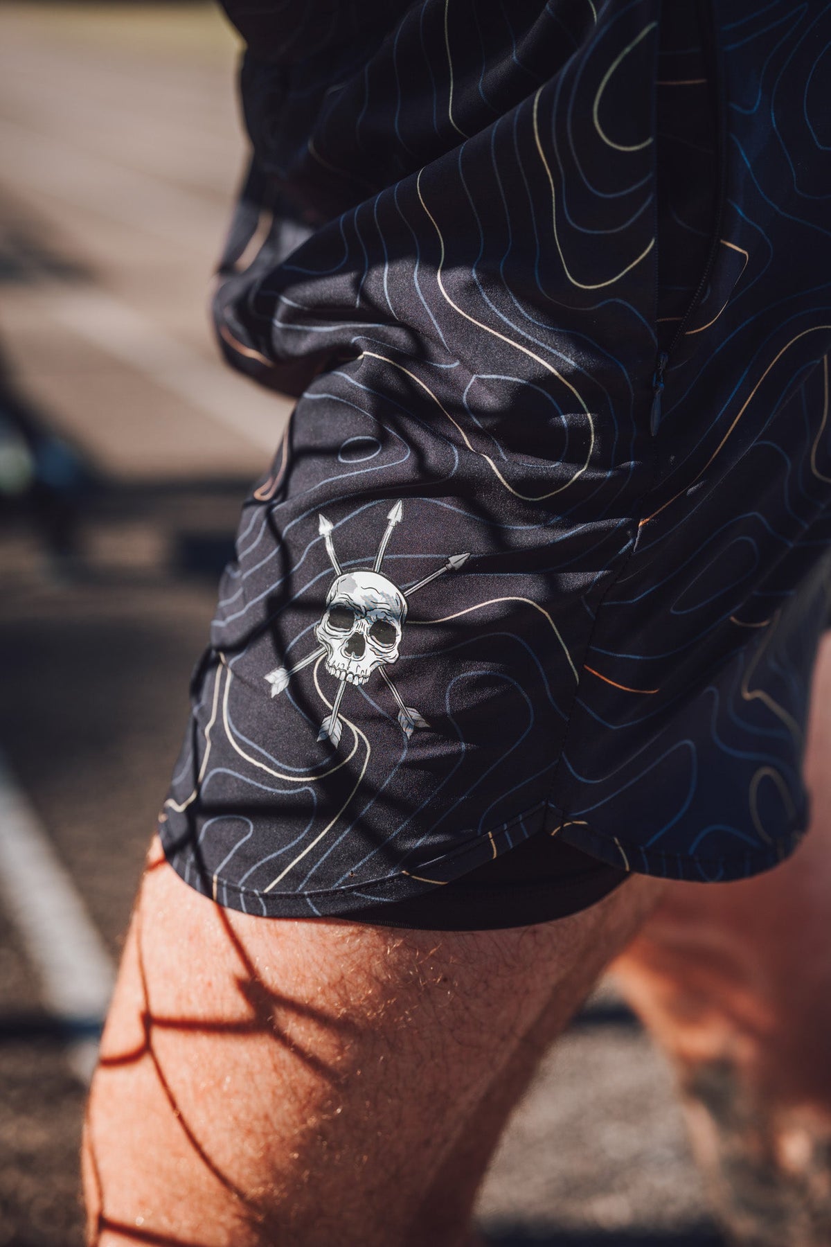 Alpha Country MEN'S | HYBRID SHORT : MIDNIGHT TOPO