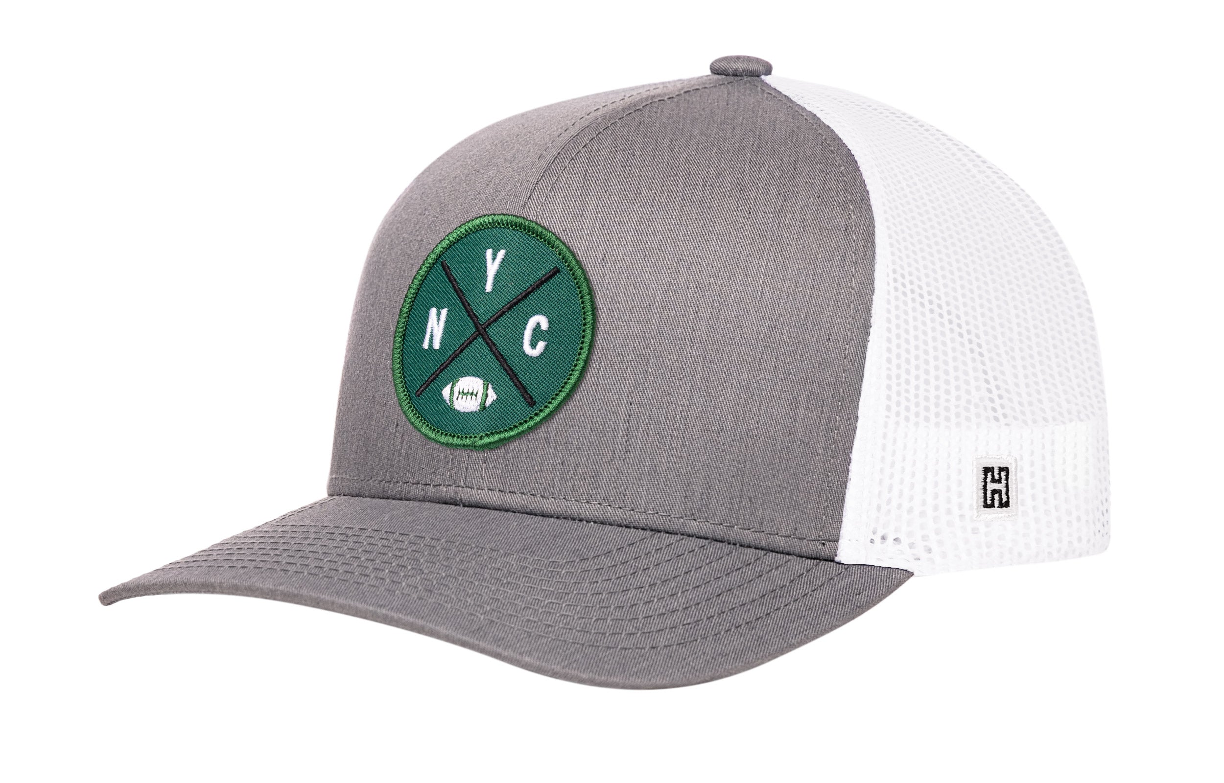 New York Trucker Hat  |  Black NYC X Football Snapback