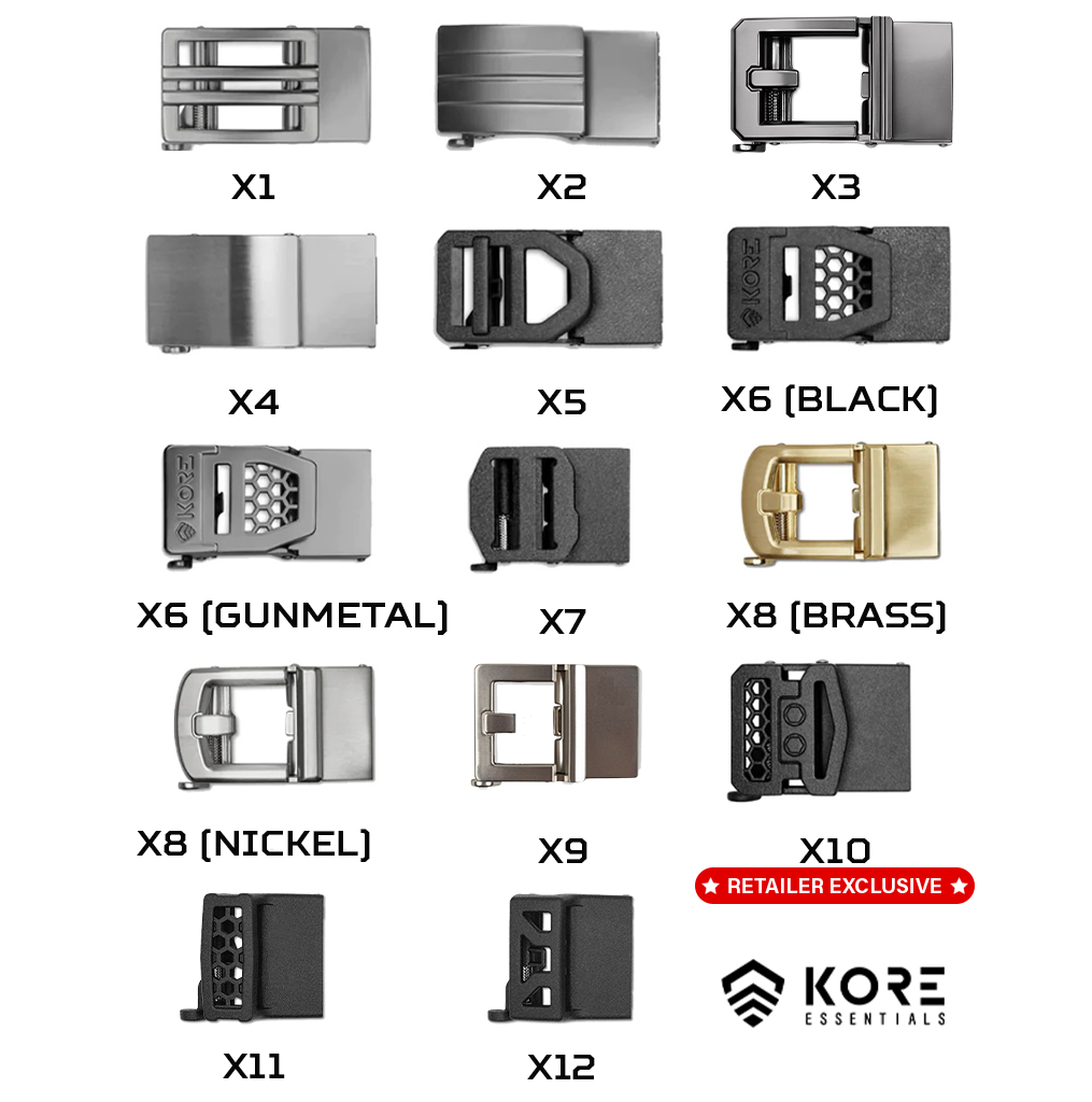 Kore X Series Buckles