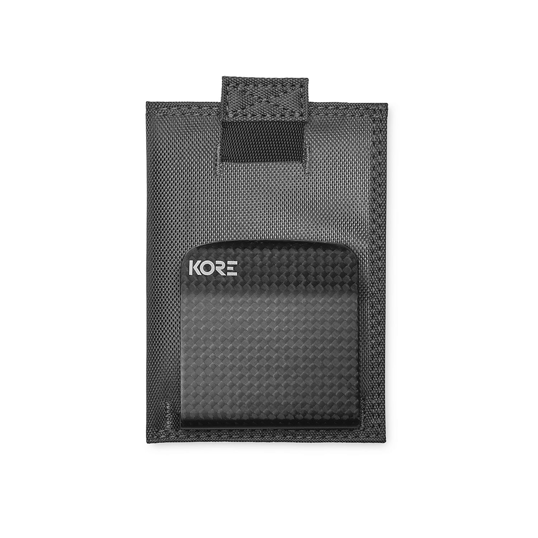 Kore Gray Tactical Slim Wallet & CF Money Clip