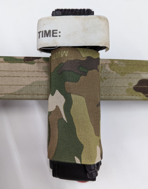 Belt Mounted Elastic Tourniquet/TQ Holder VERTICAL