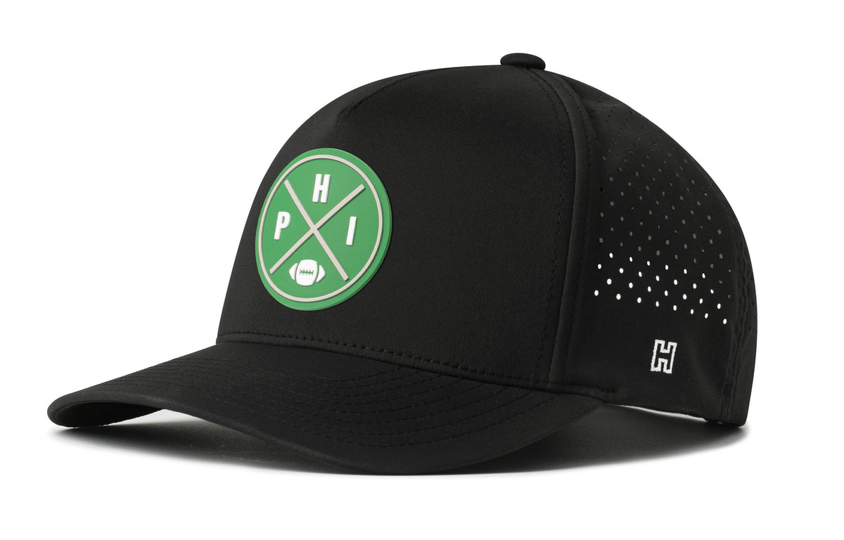 Philadelphia Football Performance 5-Panel Hat  |  Kelly Green PHI X Flexfit Snapback