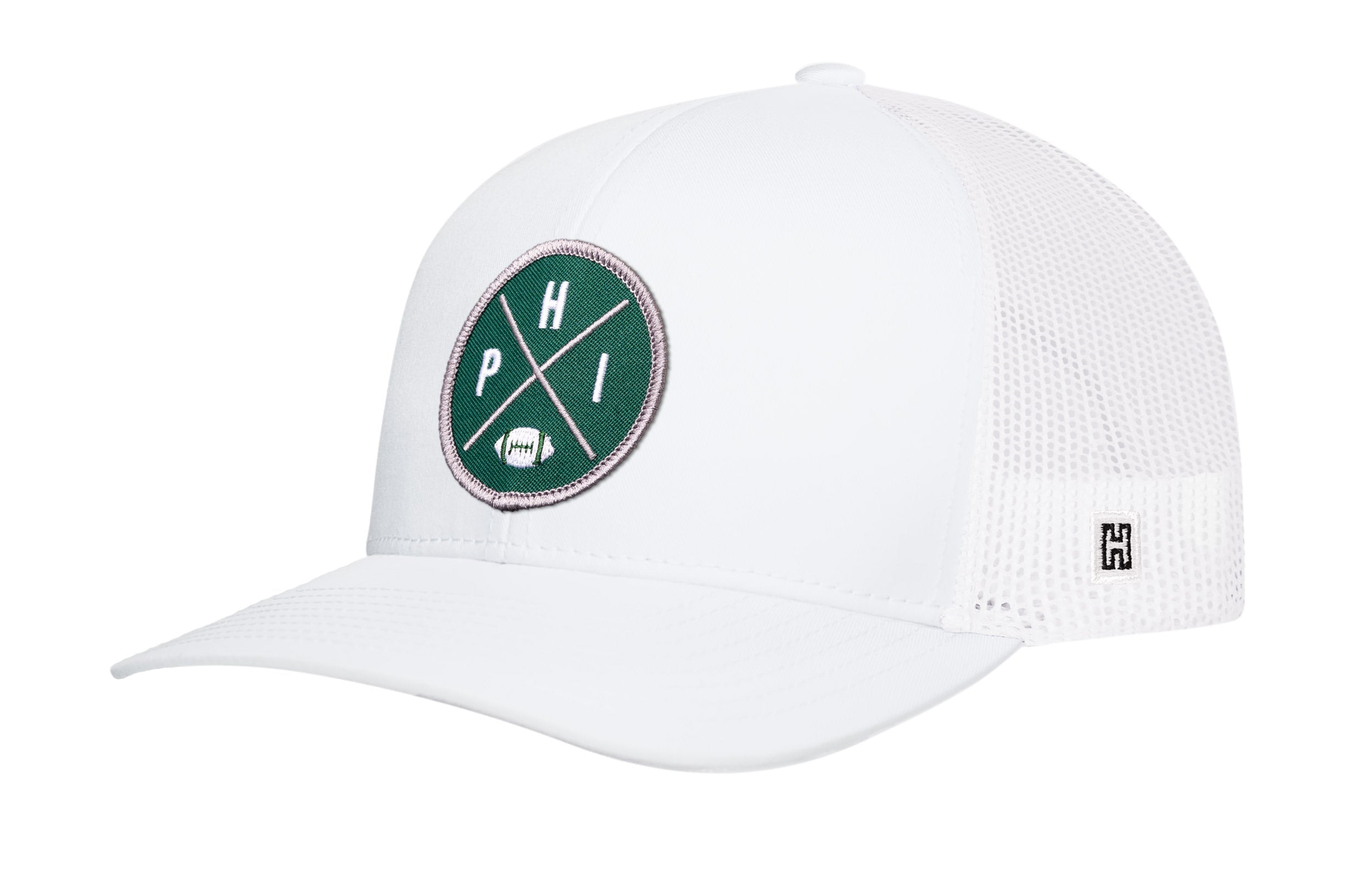Philadelphia Football Trucker Hat  |  Dark Green PHI X Snapback