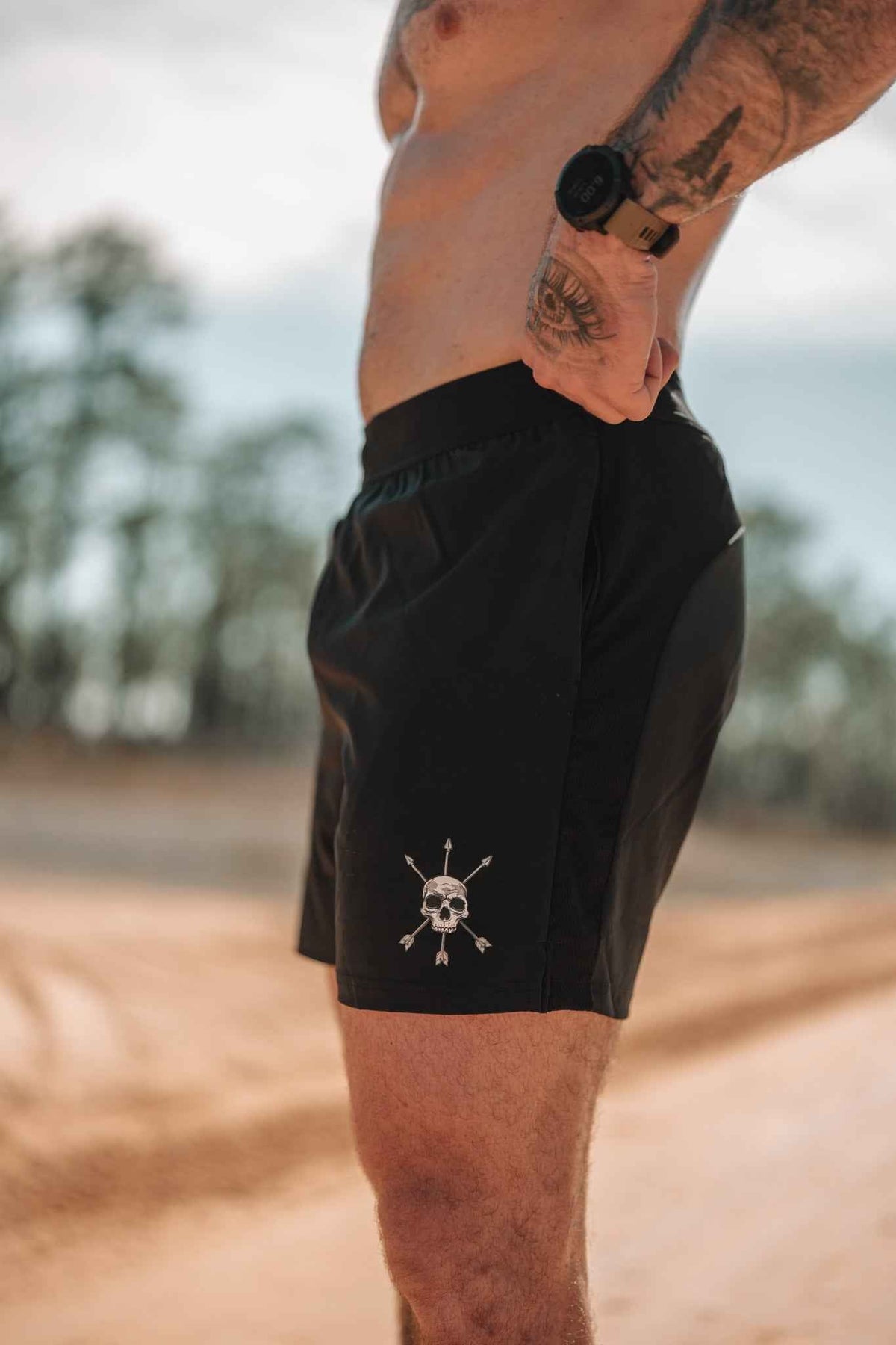 Alpha Country MEN'S | MOTTO SHORT : BLACK