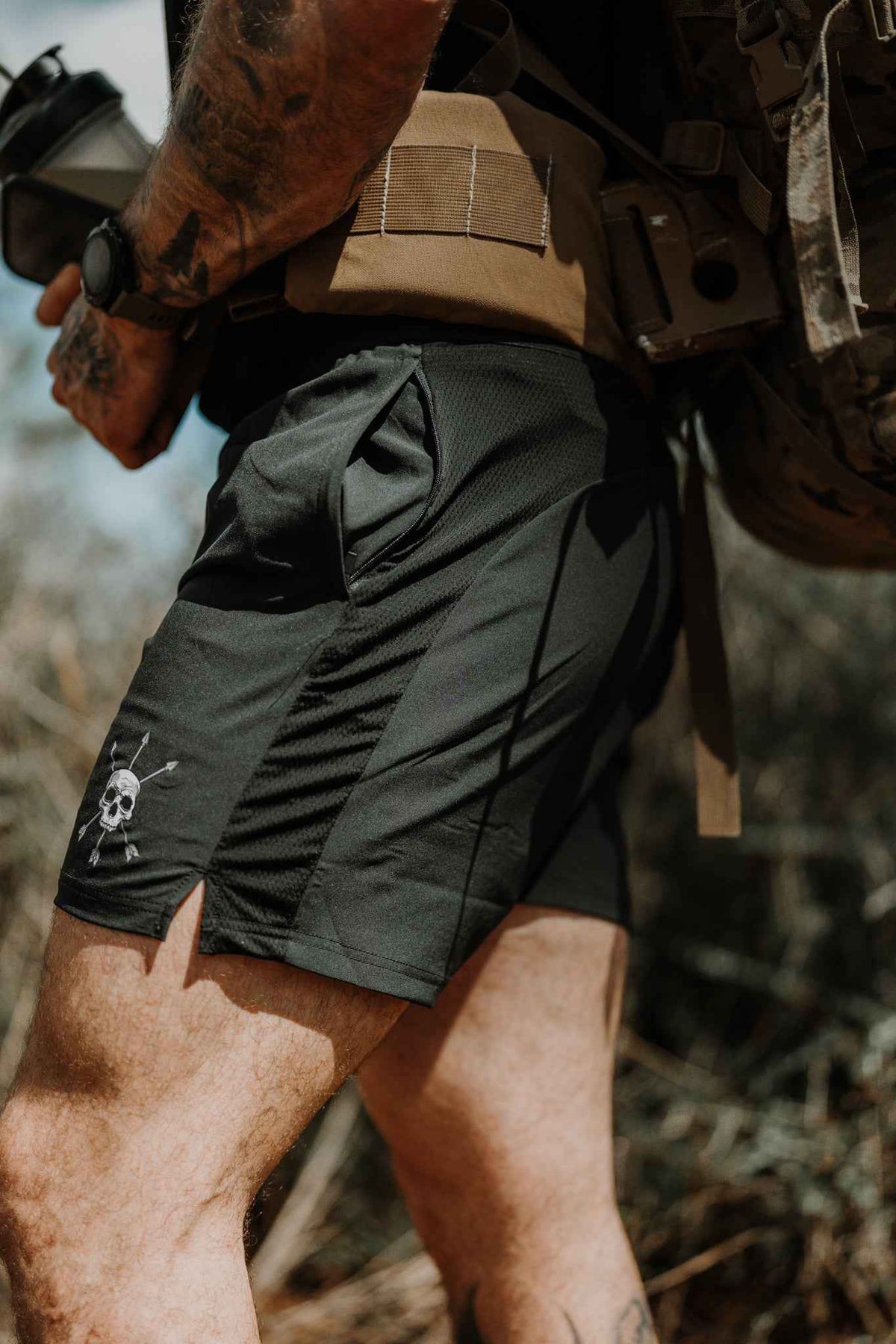 Alpha Country MEN'S | MOTTO SHORT : BLACK