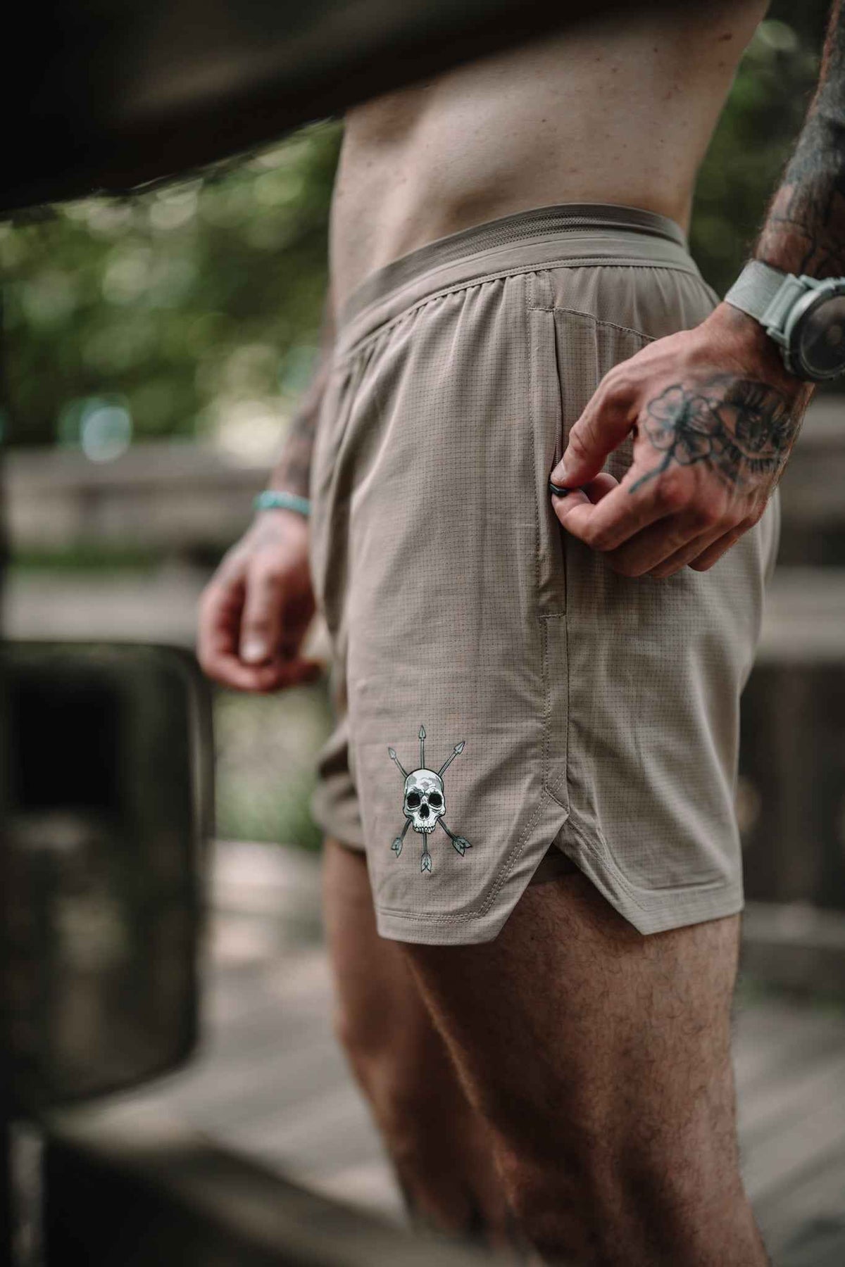 Alpha Country MEN’S | HYBRIFLEX SHORT : TAN
