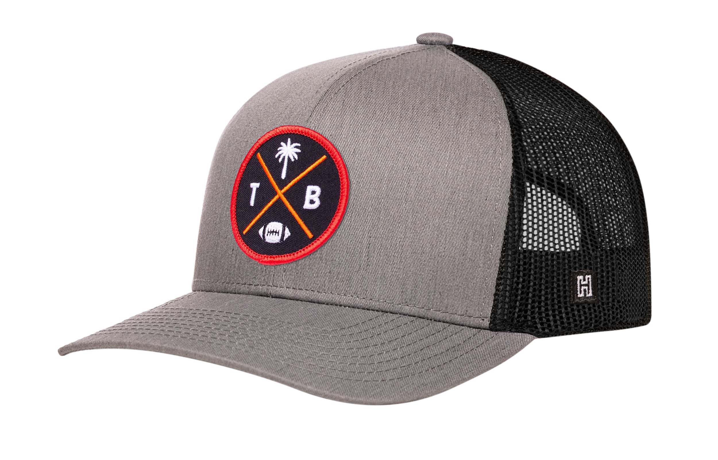 Tampa Bay Trucker Hat  |  Black TPA X Football Snapback