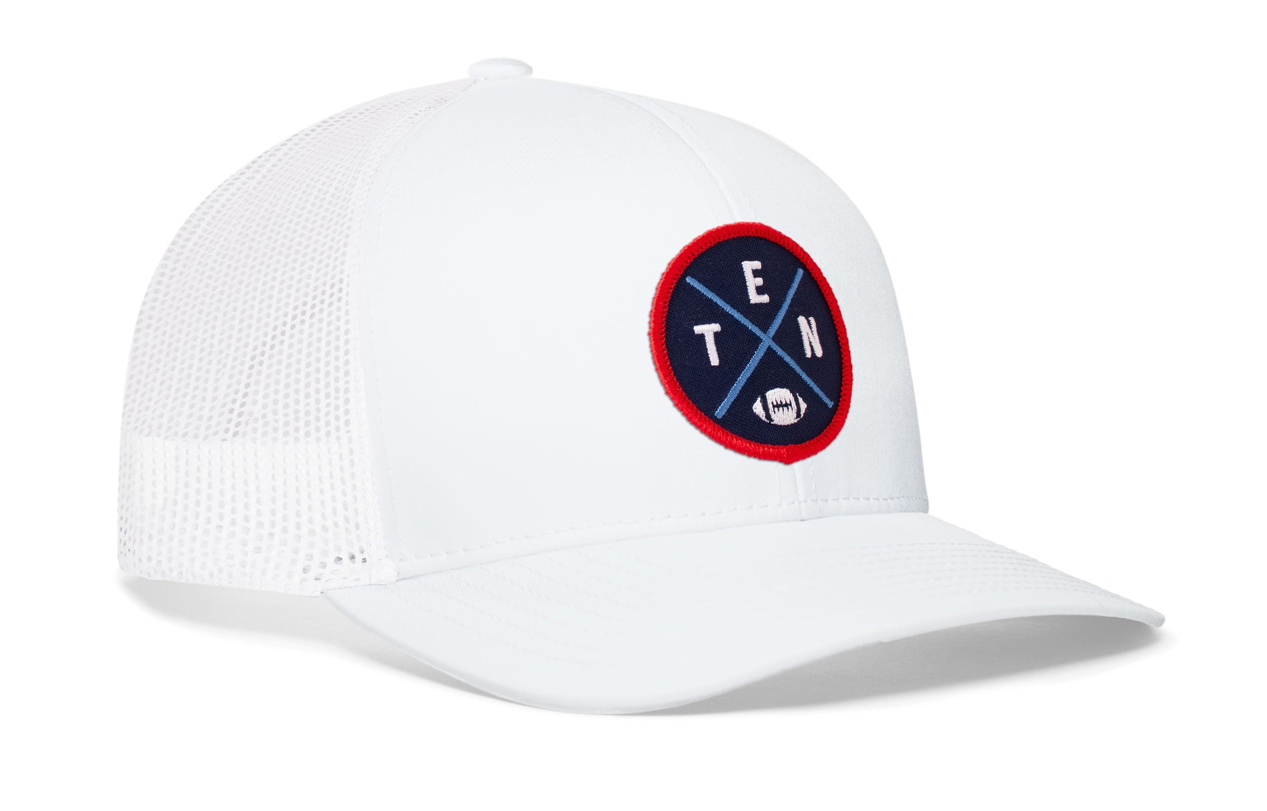 Tennessee Football Trucker Hat  |  Navy Blue TEN X Snapback