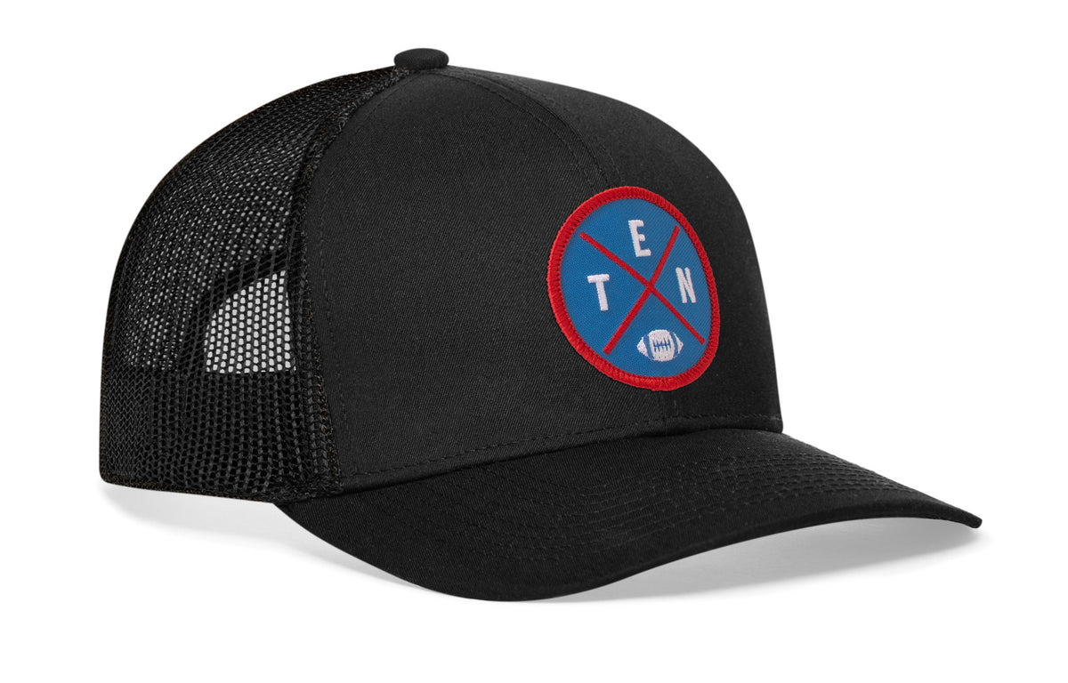 Tennessee Football Trucker Hat  |  Columbia Blue TEN X Snapback
