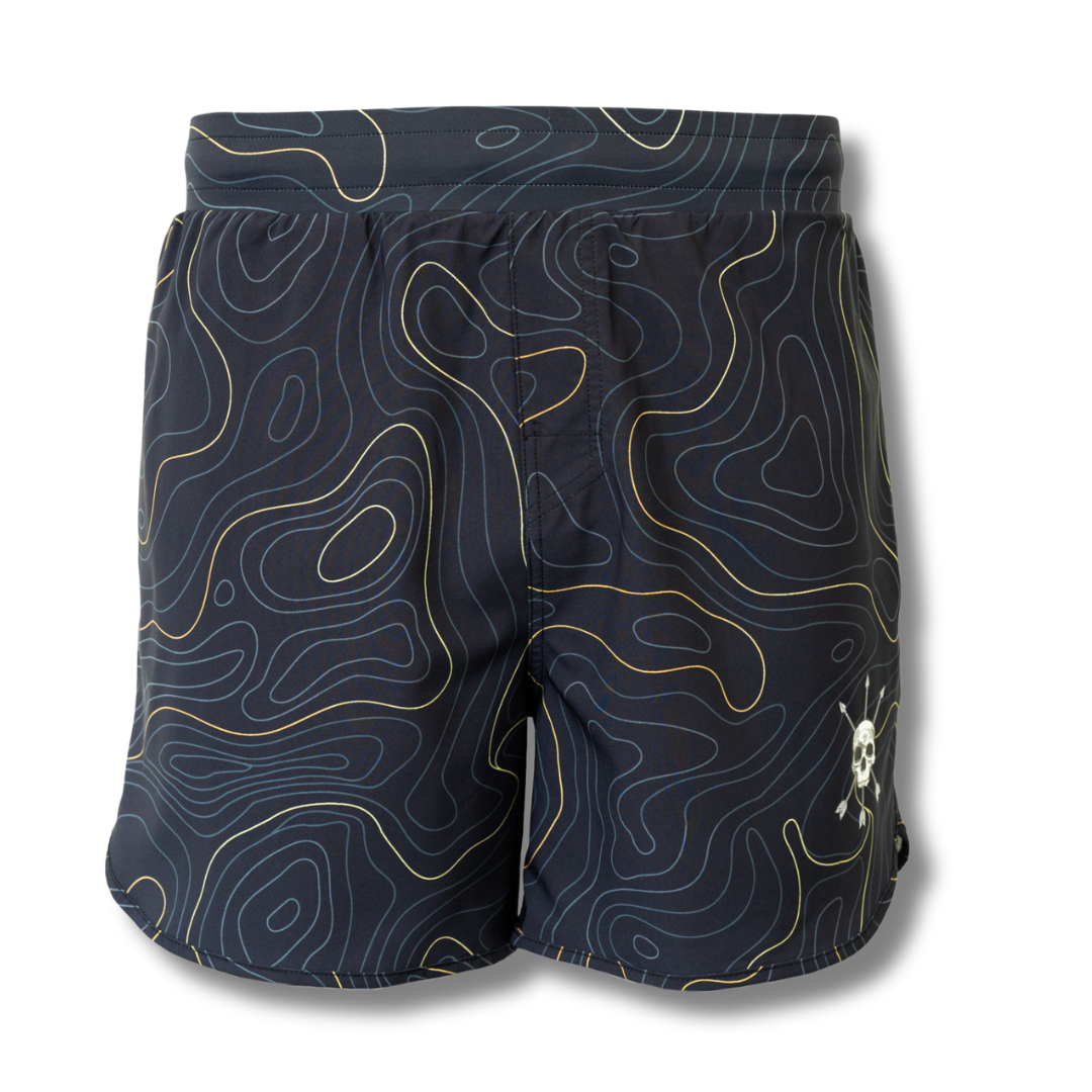 Alpha Country MEN'S | HYBRID SHORT : MIDNIGHT TOPO