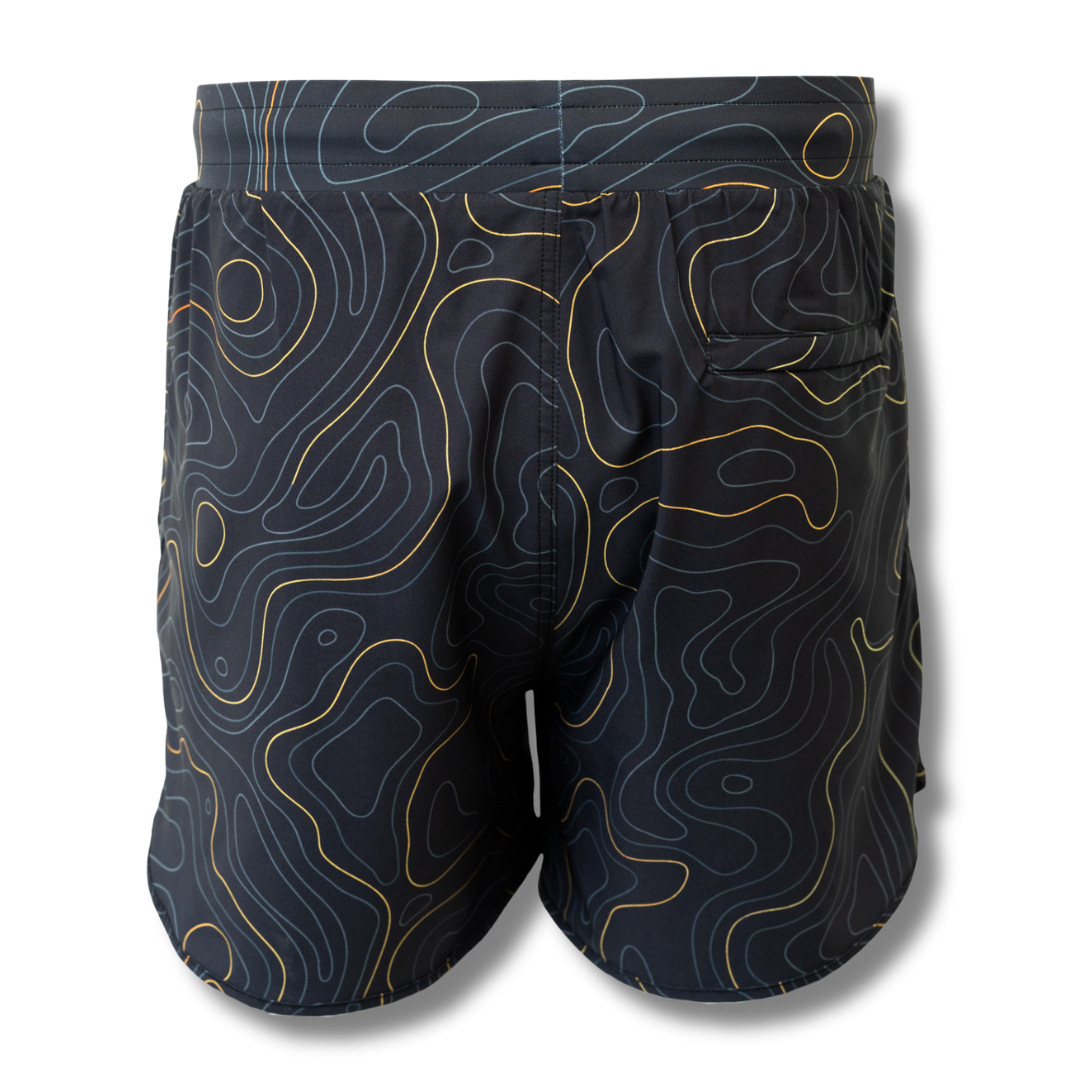 Alpha Country MEN'S | HYBRID SHORT : MIDNIGHT TOPO