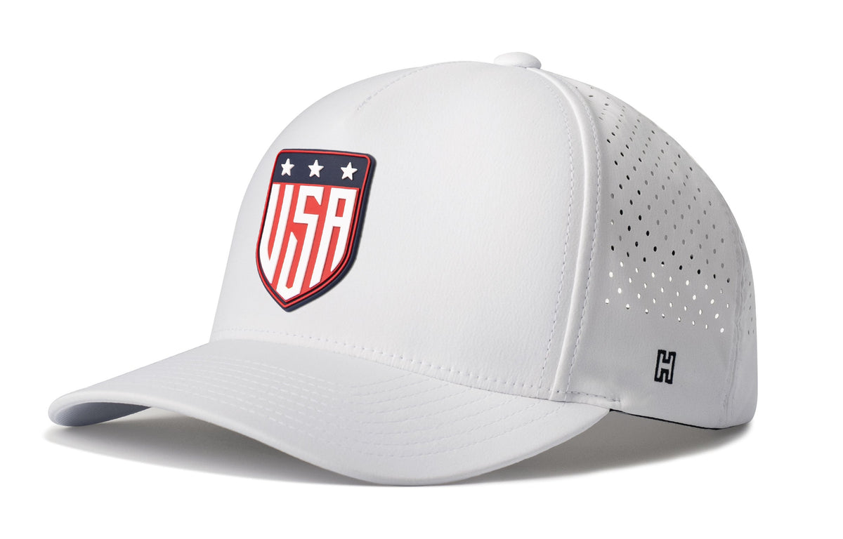 USA Shield Performance 5-Panel Hat  |  America Flexfit Snapback