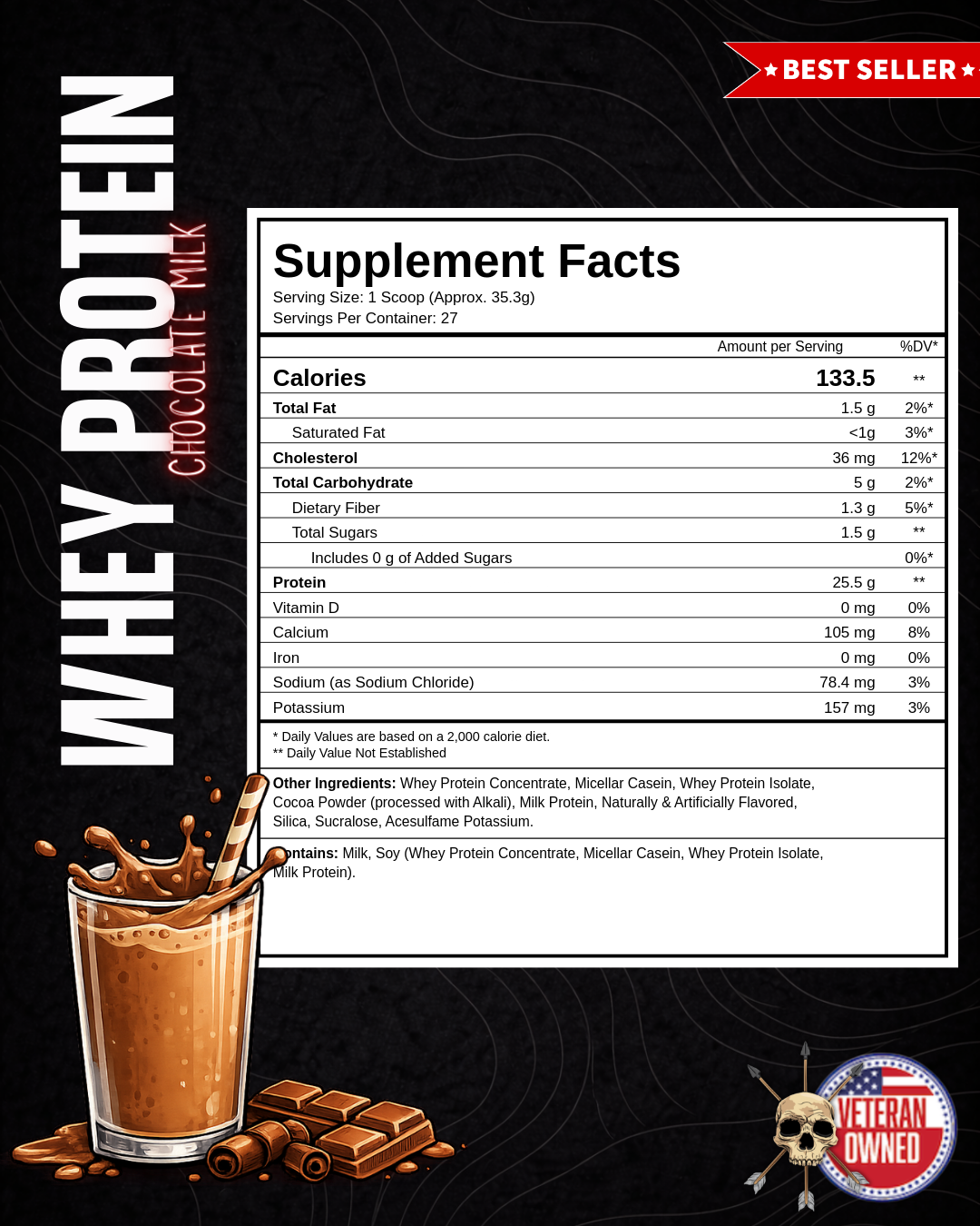Alpha Country Whey Protein | Post-Workout Protein Supplement for Muscle Recovery