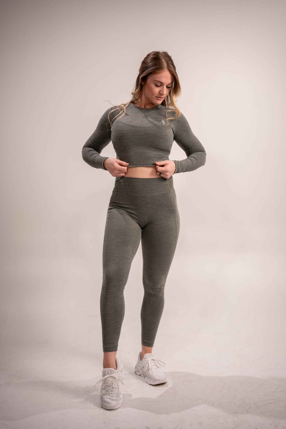 Alpha Country WOMEN'S | DEBUT CROP LONG SLEEVE : IVY