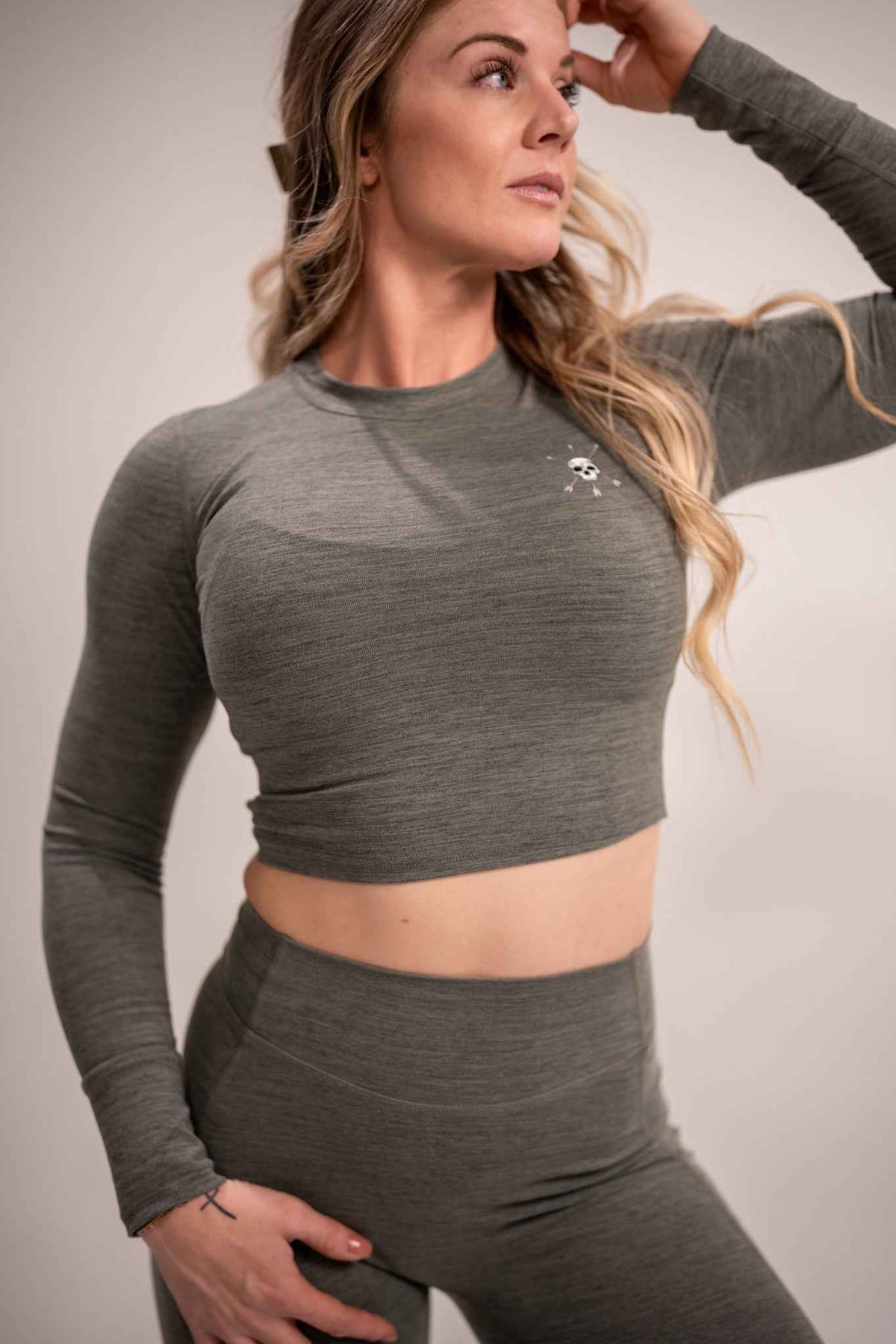 Alpha Country WOMEN'S | DEBUT CROP LONG SLEEVE : IVY